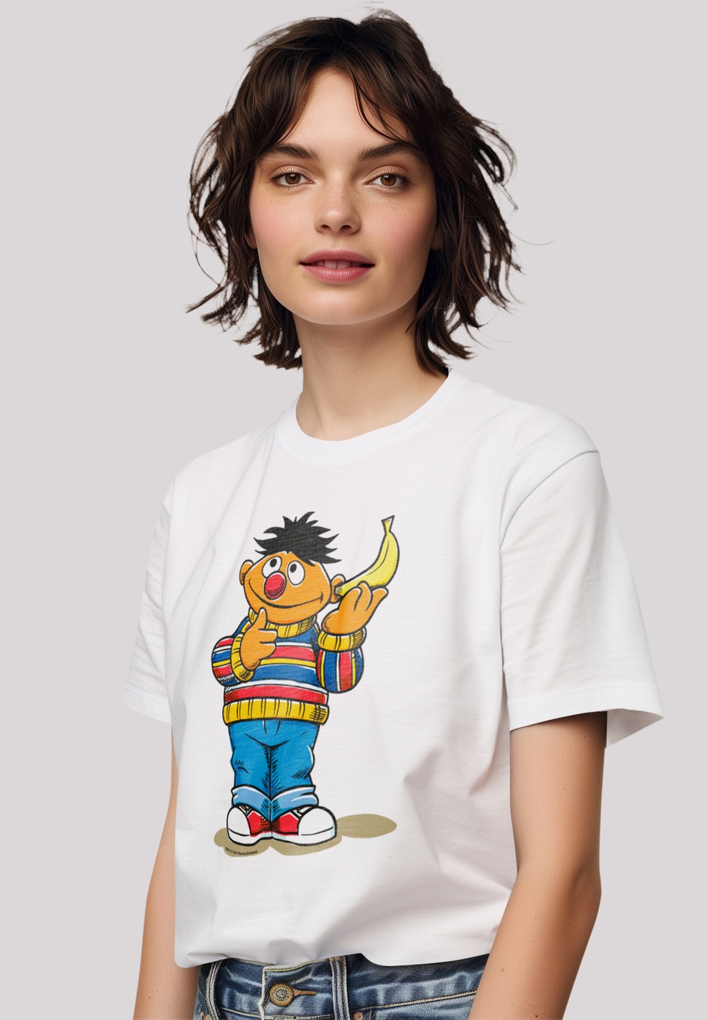 F4NT4STIC T-Shirt "Sesamstraße Ernie Banana", Premium Qualität günstig online kaufen