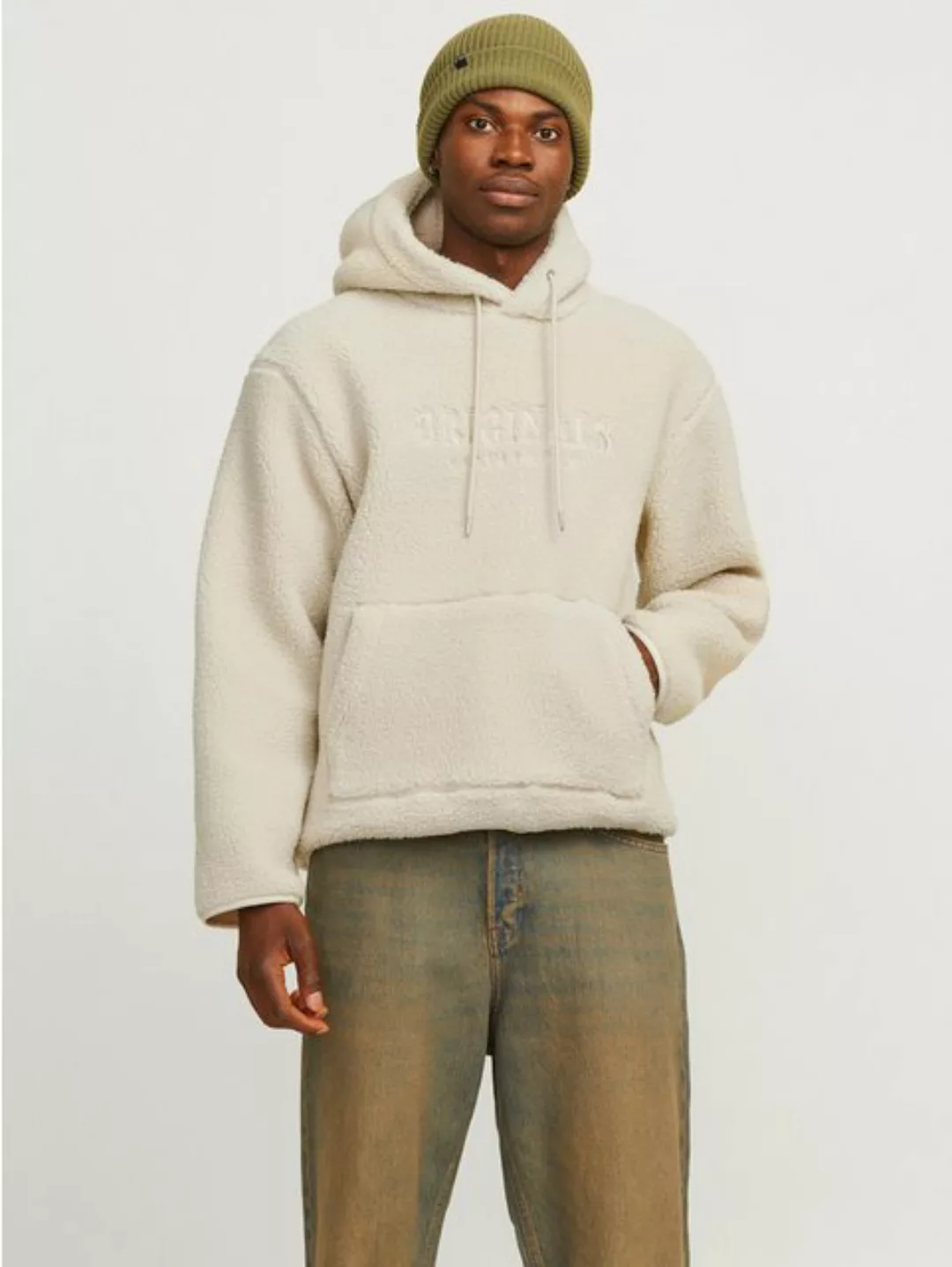 Jack & Jones Kapuzensweatshirt JORFREDERIKSBERG TEDDY SWEAT HOOD SN günstig online kaufen