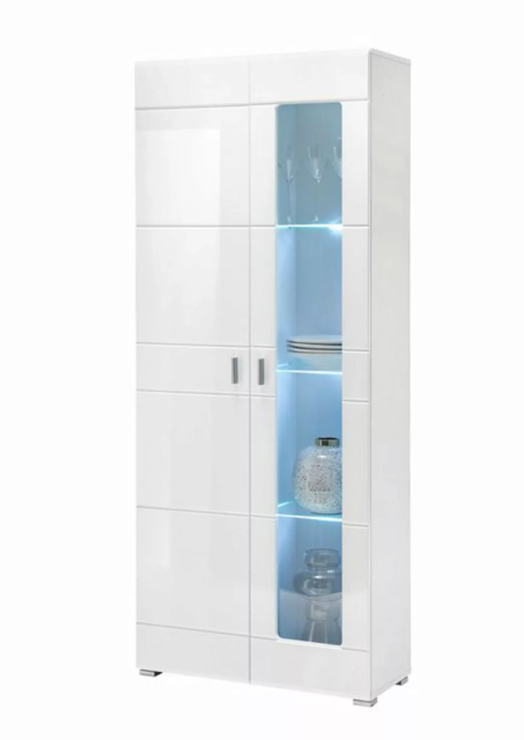 HBZ Vitrine 80 x 194 x 35 cm (B/H/T) günstig online kaufen