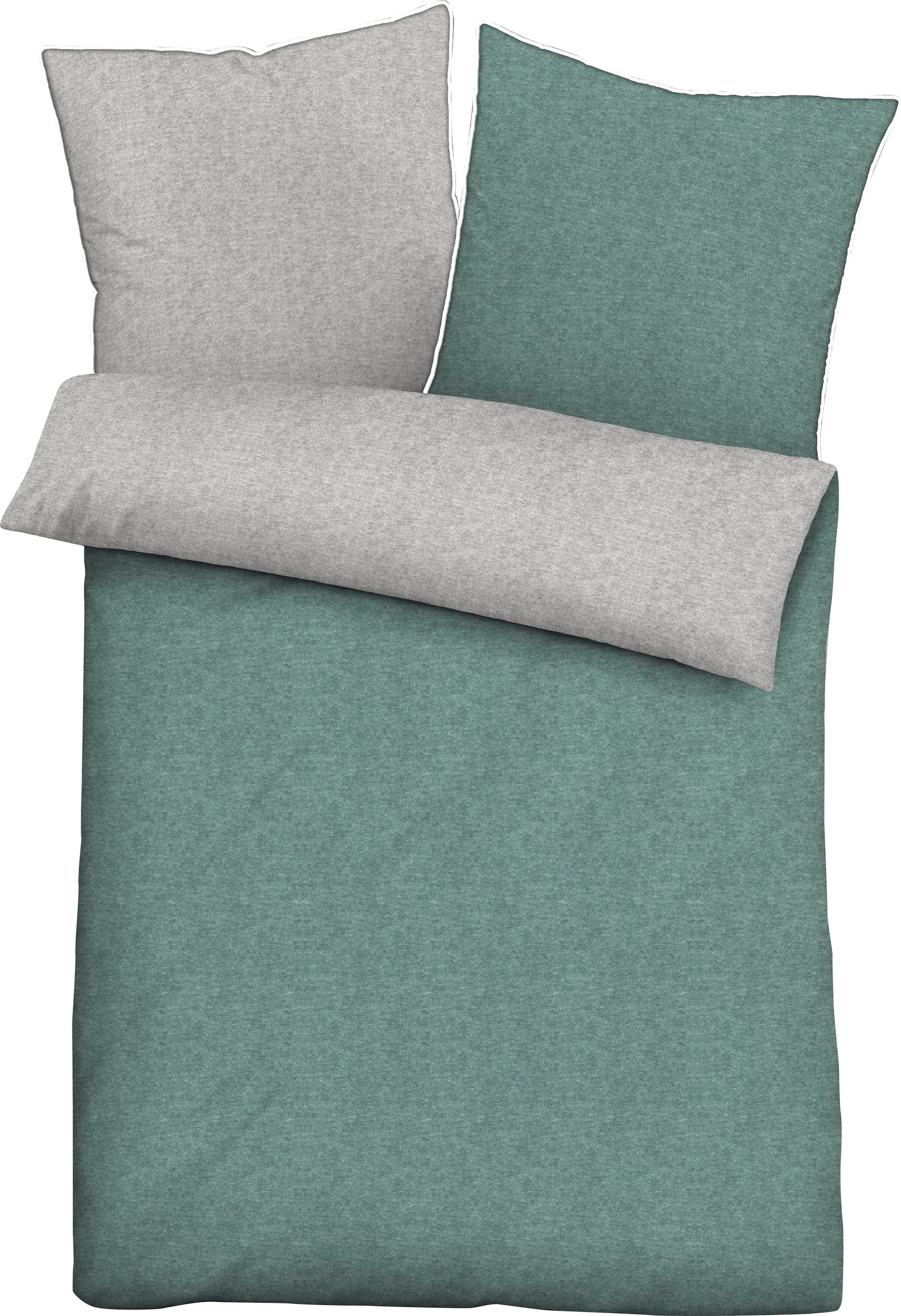 Biberna Wendebettwäsche Hermal, Flanell, 2 teilig, günstig online kaufen