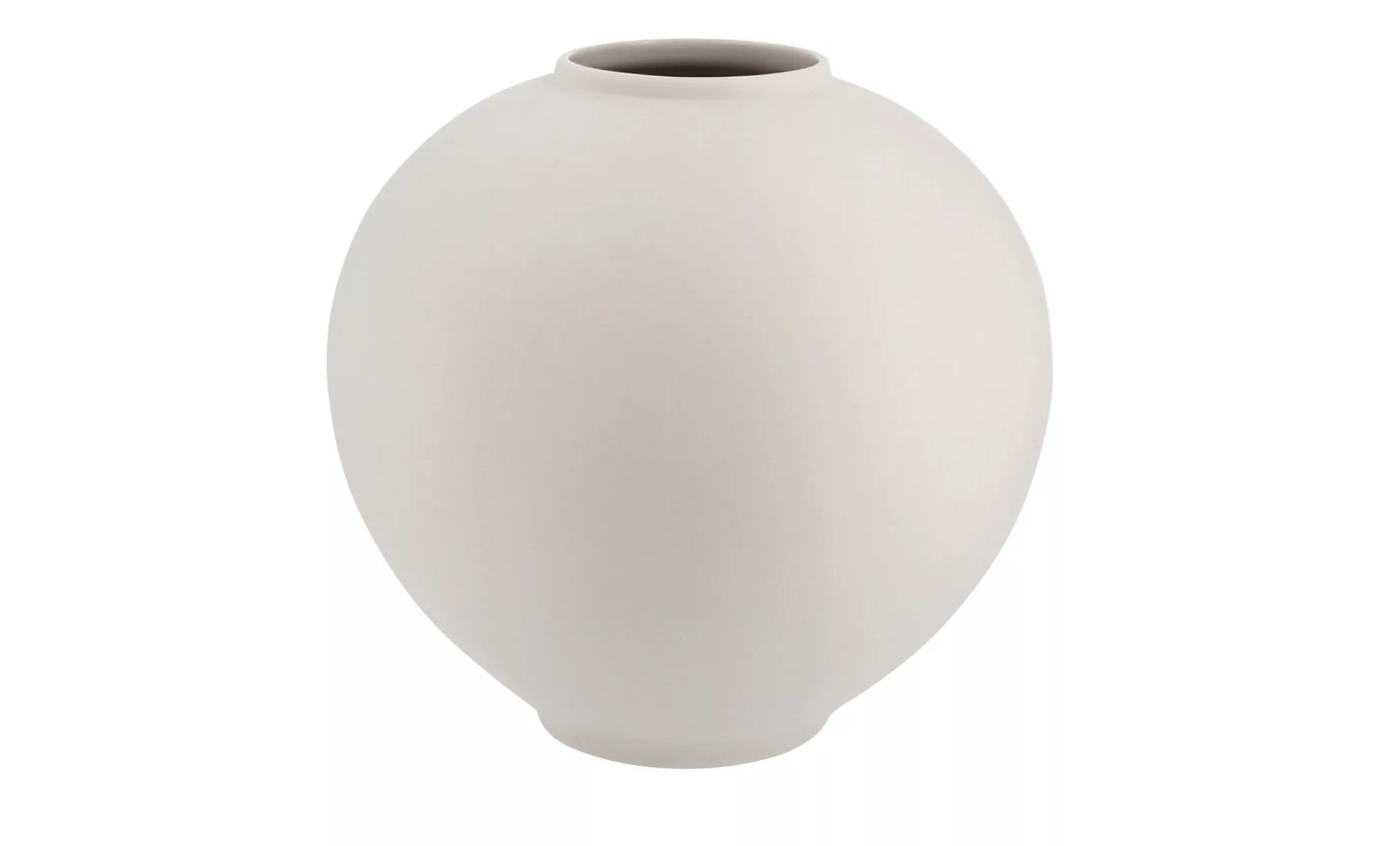 ASA SELECTION Vase  Mara ¦ creme ¦ Steinzeug ¦ Maße (cm): H: 16,5  Ø: 17.5 günstig online kaufen