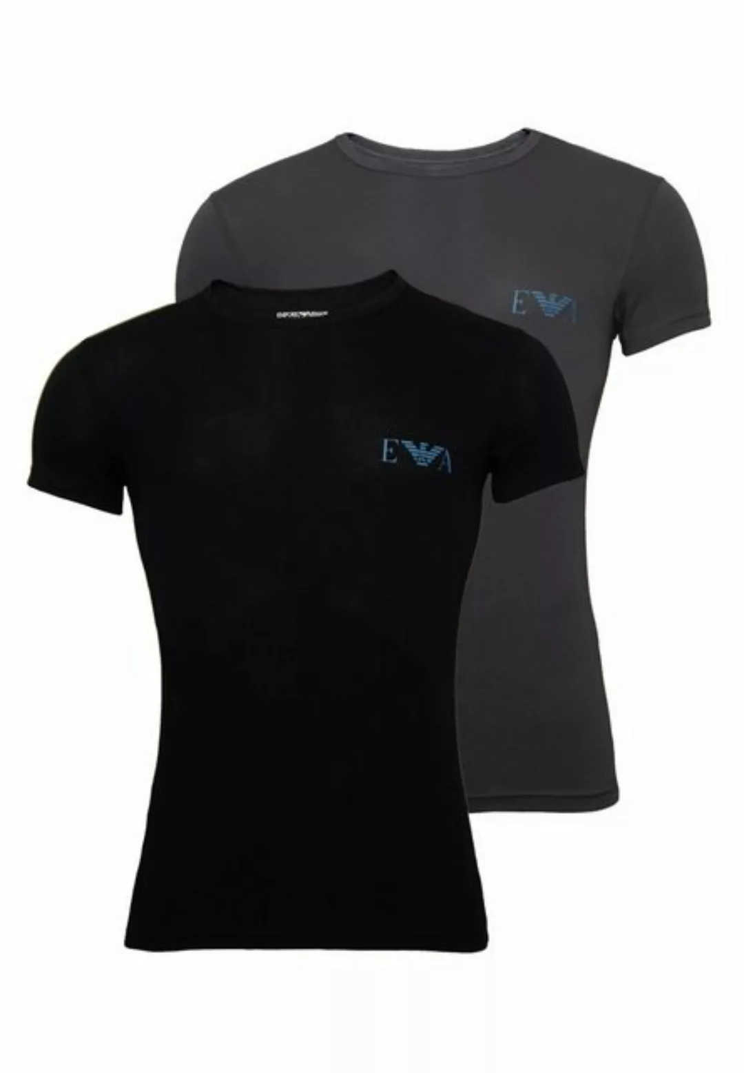 Emporio Armani T-Shirt T-Shirt Kurzarmshirt 2 Pack (2-tlg) günstig online kaufen