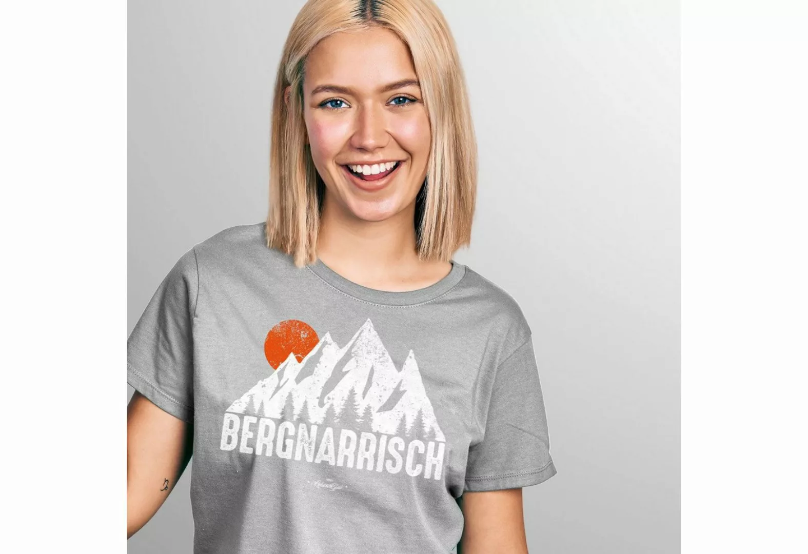 Bavariashop T-Shirt Damen T-Shirt "Bergnarrisch günstig online kaufen