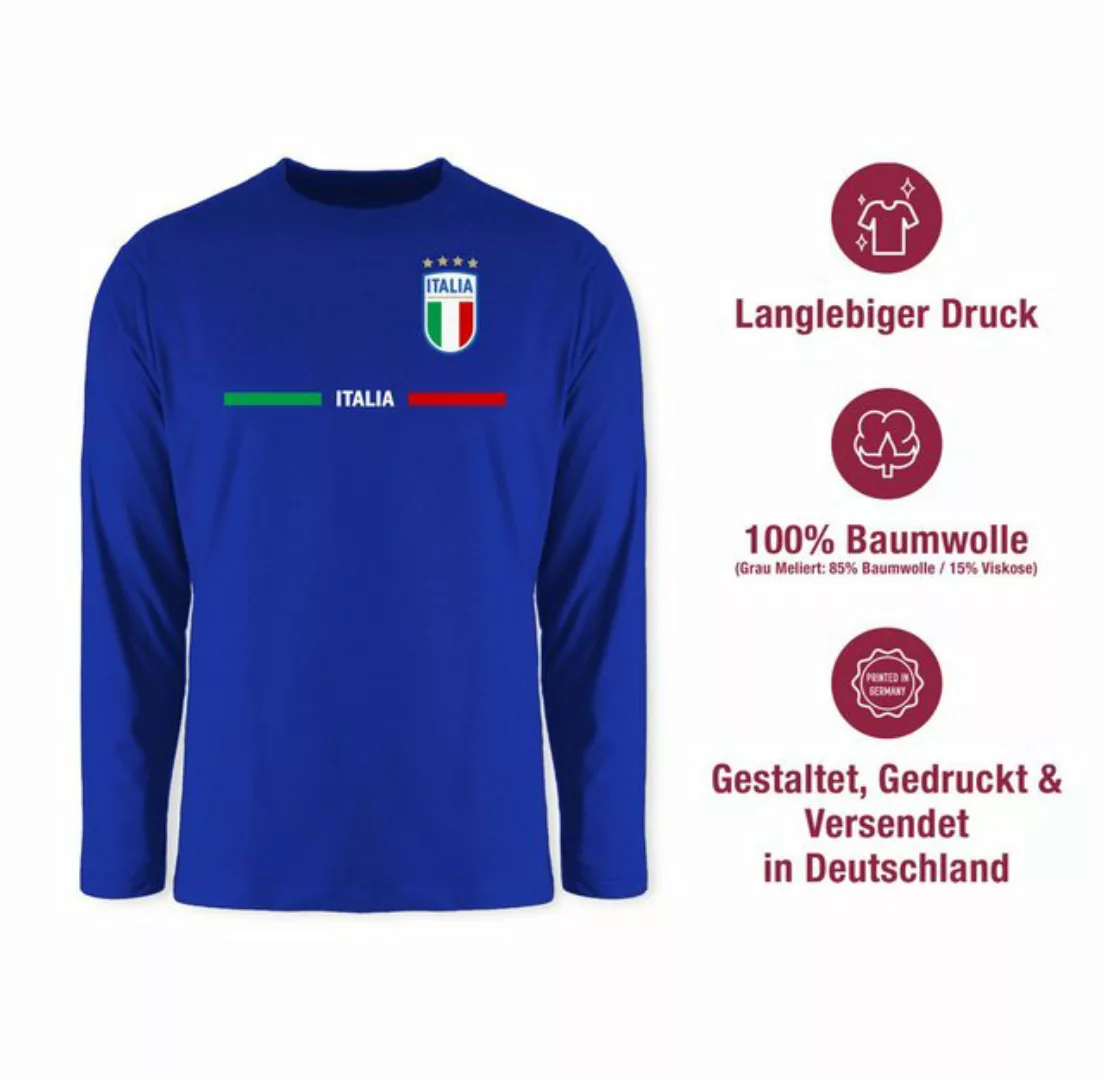 Shirtracer Rundhalsshirt Italien Trikot Wappen, Italia mit Stolz, Italienis günstig online kaufen