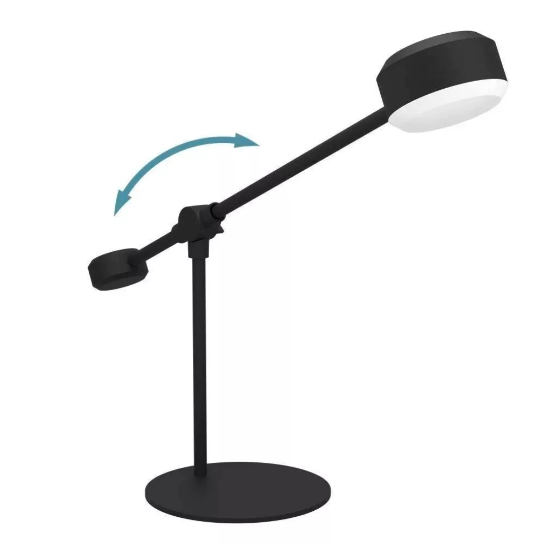 LED-Tischleuchte Clavellina, schwarz, neigbar günstig online kaufen