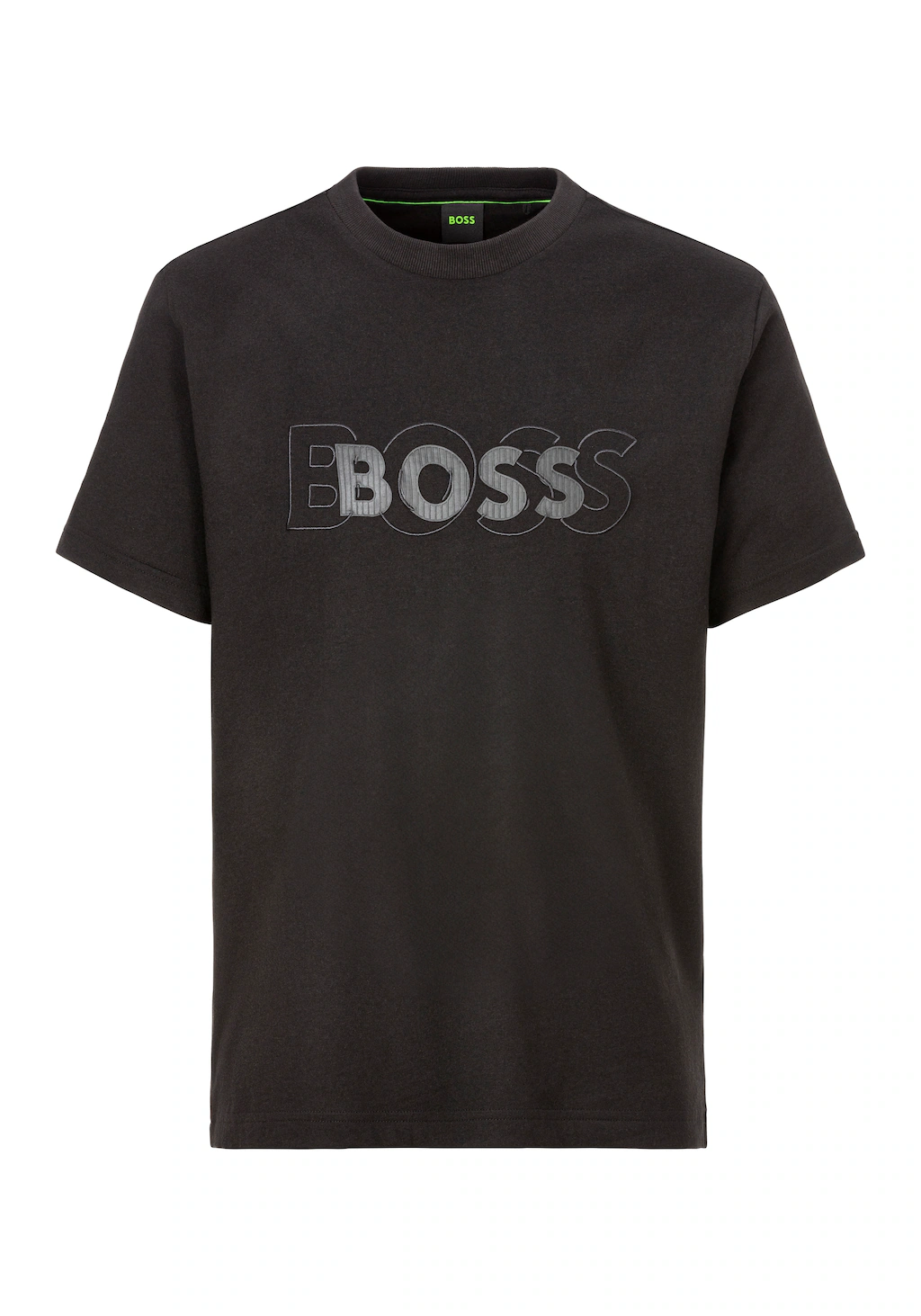 BOSS GREEN T-Shirt "Tee DropNeedle", mit doppeltem BOSS-Logo günstig online kaufen