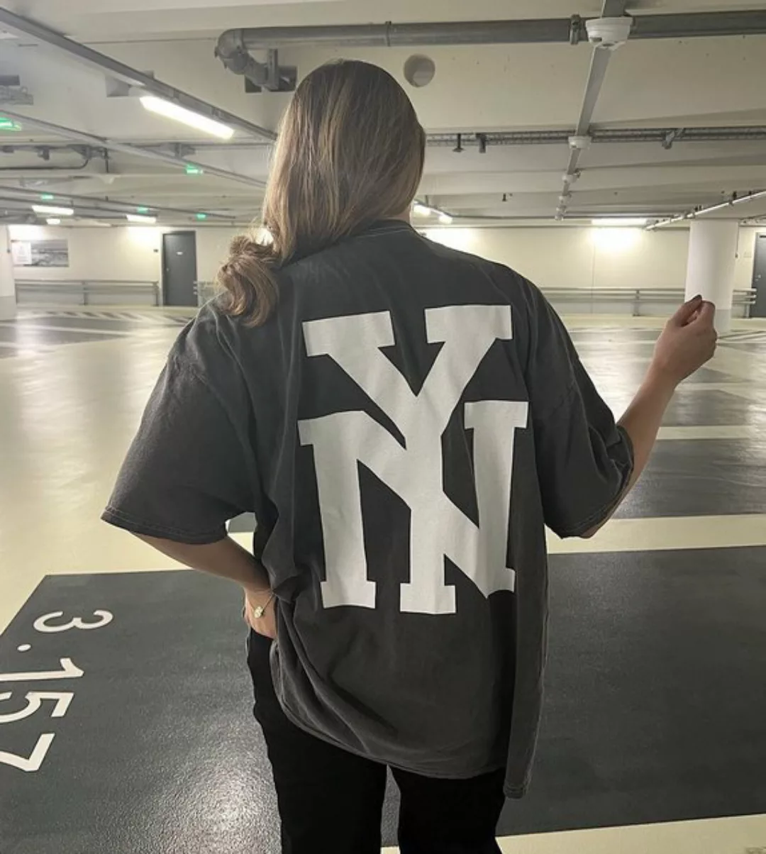 Worldclassca Print-Shirt Worldclassca Oversized NY NEW YORK Print T-Shirt T günstig online kaufen