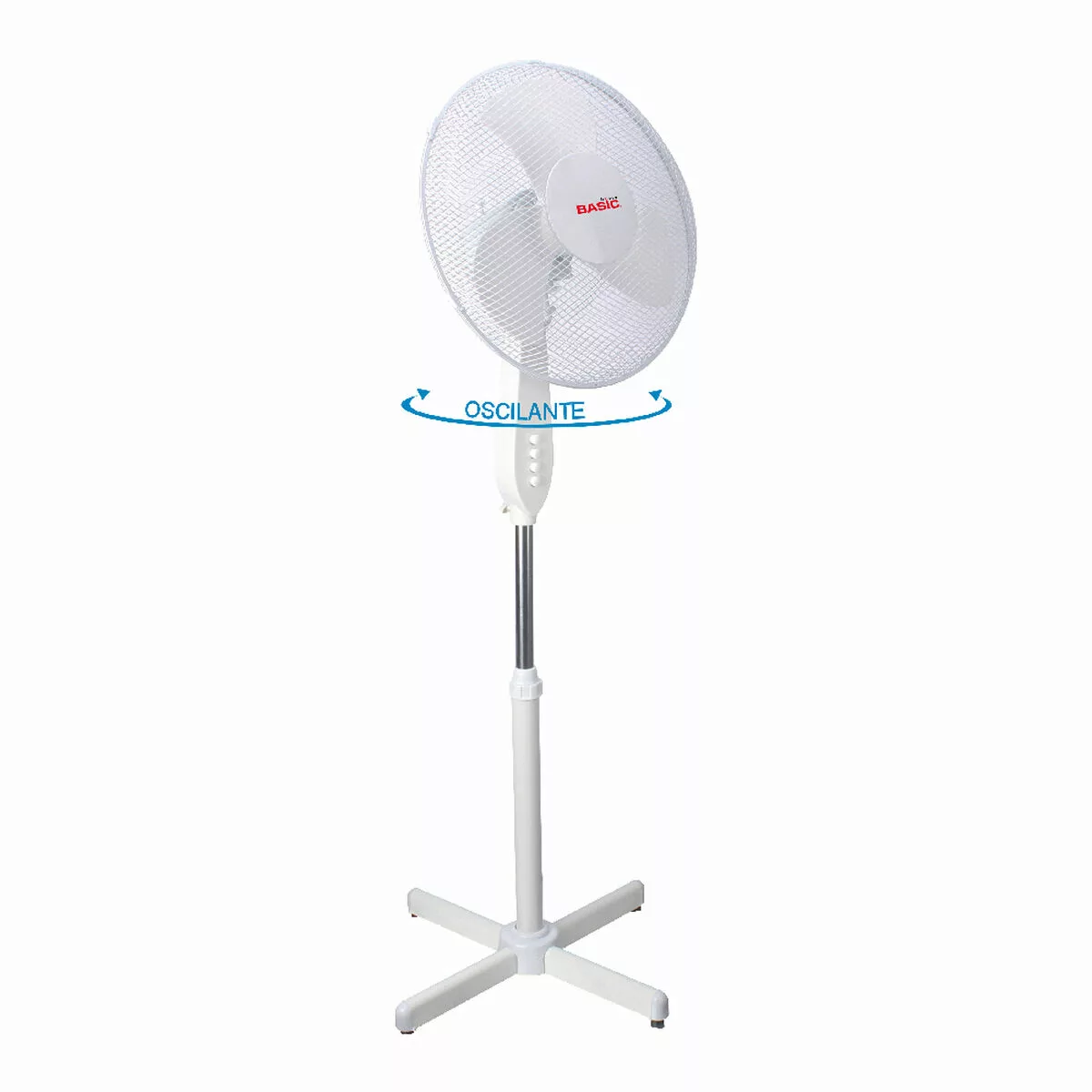 Freistehender Ventilator Basic Home Weiß 40w günstig online kaufen