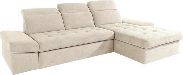 sit&more Ecksofa "Stardust L-Form", wahlweise mit Bettfunktion und Bettkast günstig online kaufen