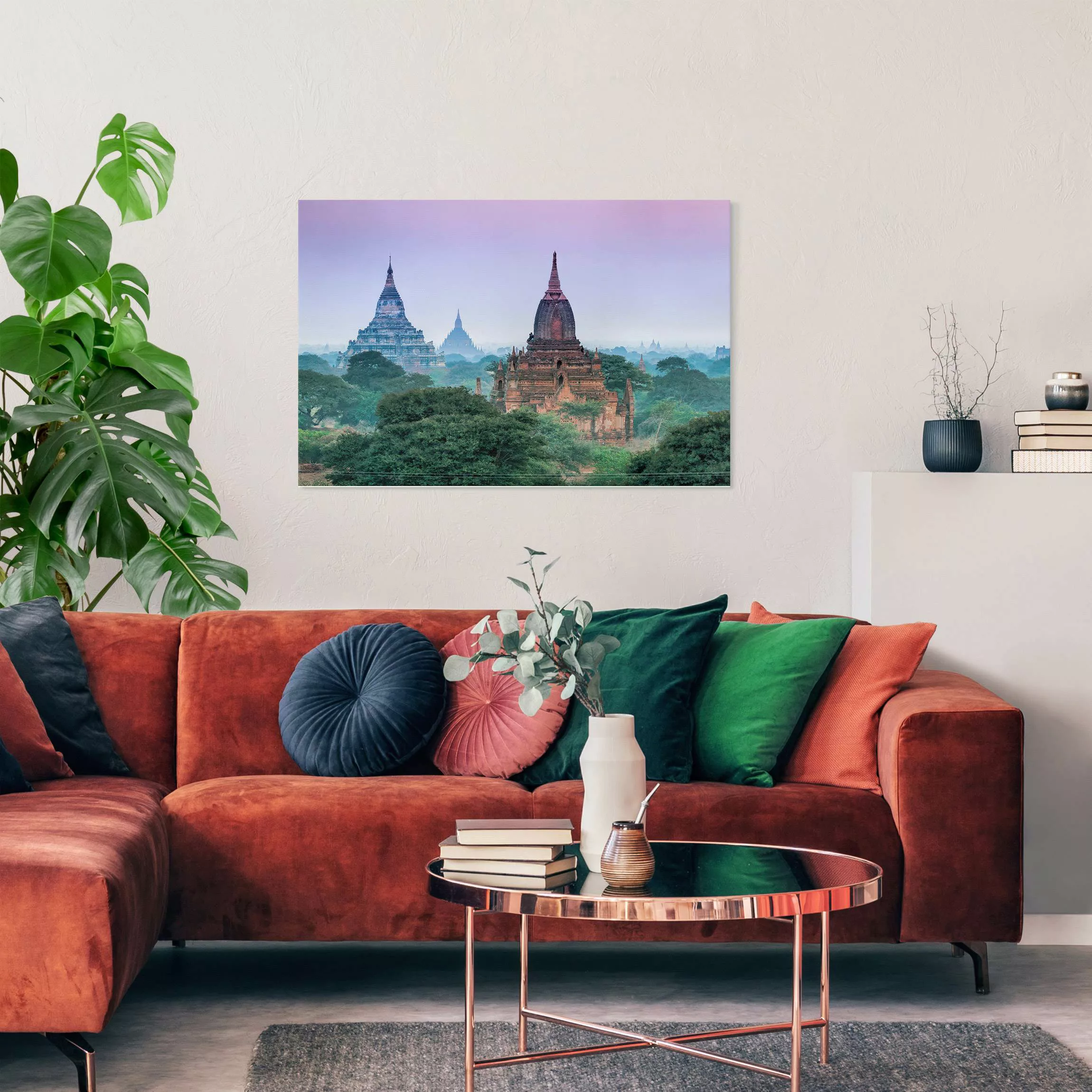 Leinwandbild Sakralgebäude in Bagan günstig online kaufen