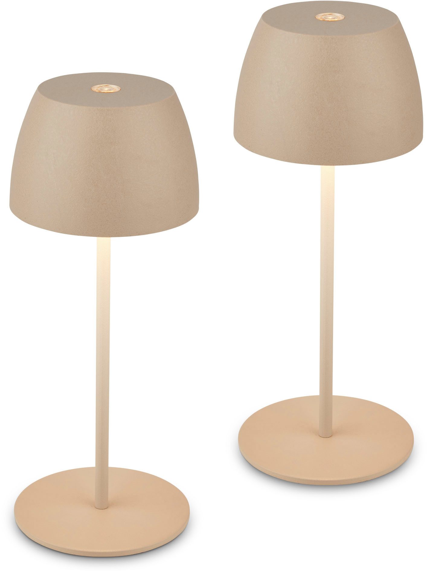 Briloner Leuchten Tischleuchte 2x LED Akku günstig online kaufen