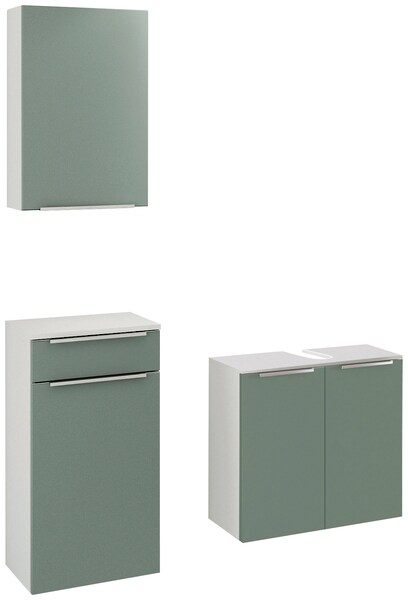 welltime Badmöbel-Set "Matera", (3 St.), mit Softclose-Funktion günstig online kaufen