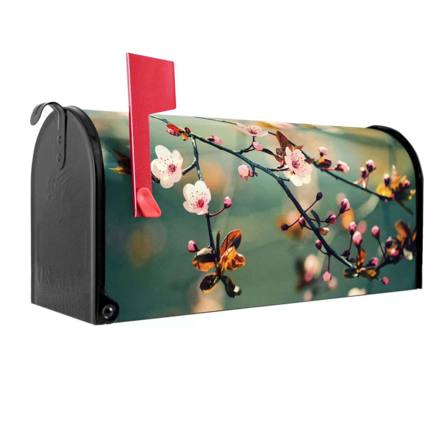 Banjado Amerikanischer Briefkasten Schwarz 48x22x16cm US Mailbox Letterbox günstig online kaufen