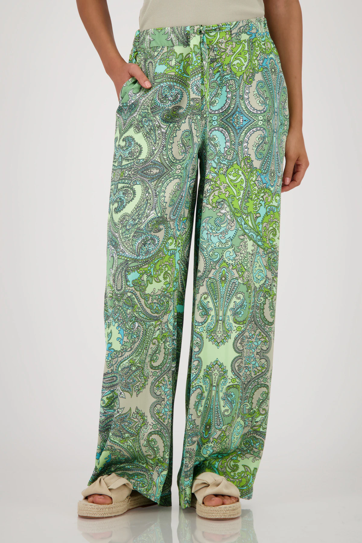 Monari Palazzohose, mit Paisleymuster günstig online kaufen