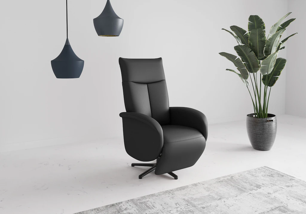 sit&more TV-Sessel "Juma, inkl. Drehfunktion & Kopfteilverstellung", Höhe A günstig online kaufen