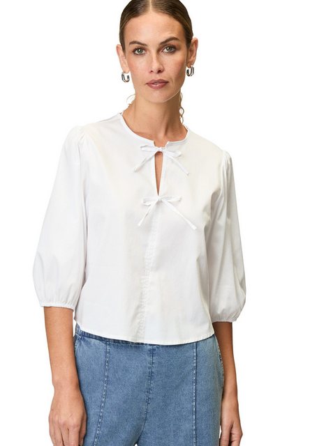 Zero Klassische Bluse zero Bluse mit Schleifen günstig online kaufen