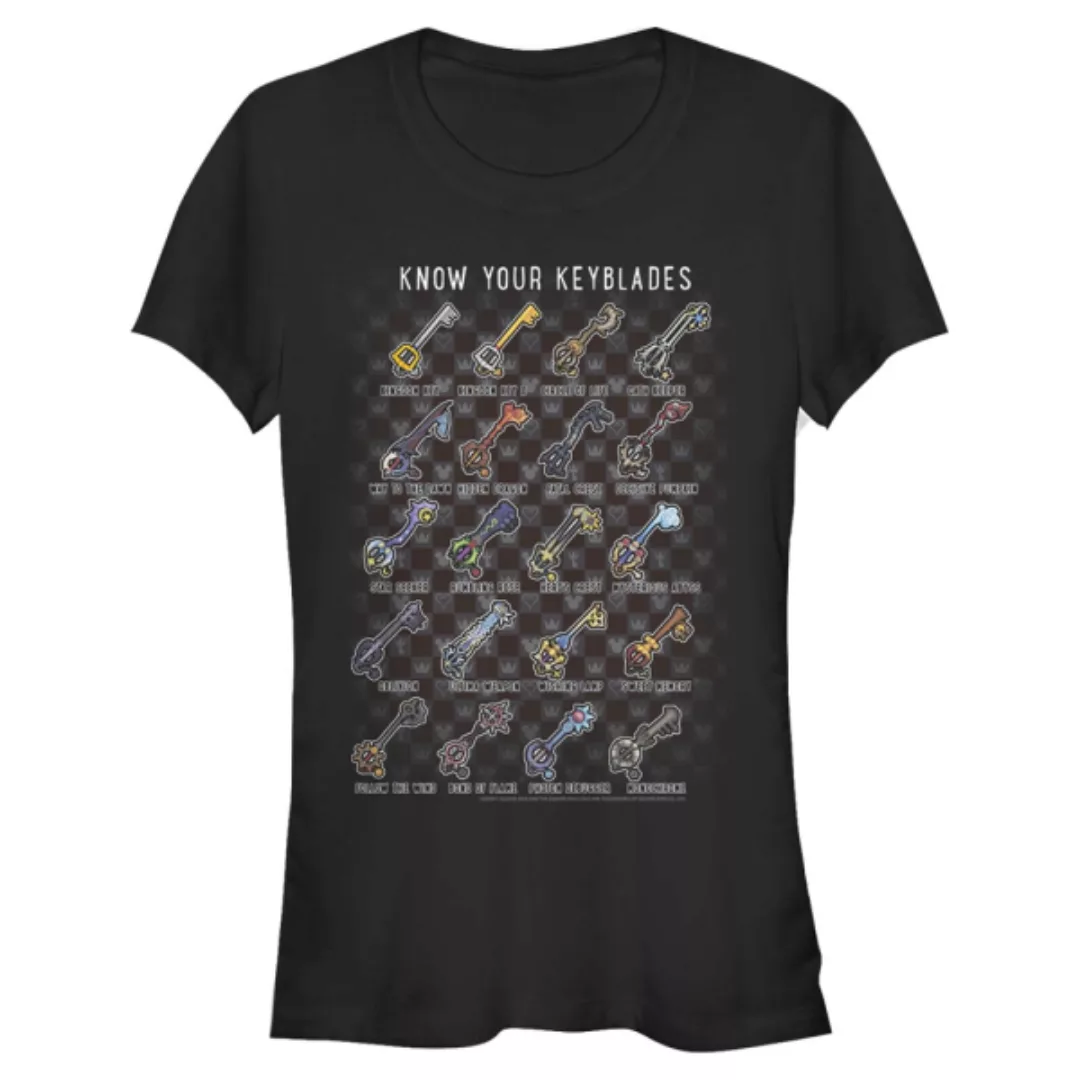 Disney - Kingdom Hearts - Keyblade Chart - Frauen T-Shirt günstig online kaufen