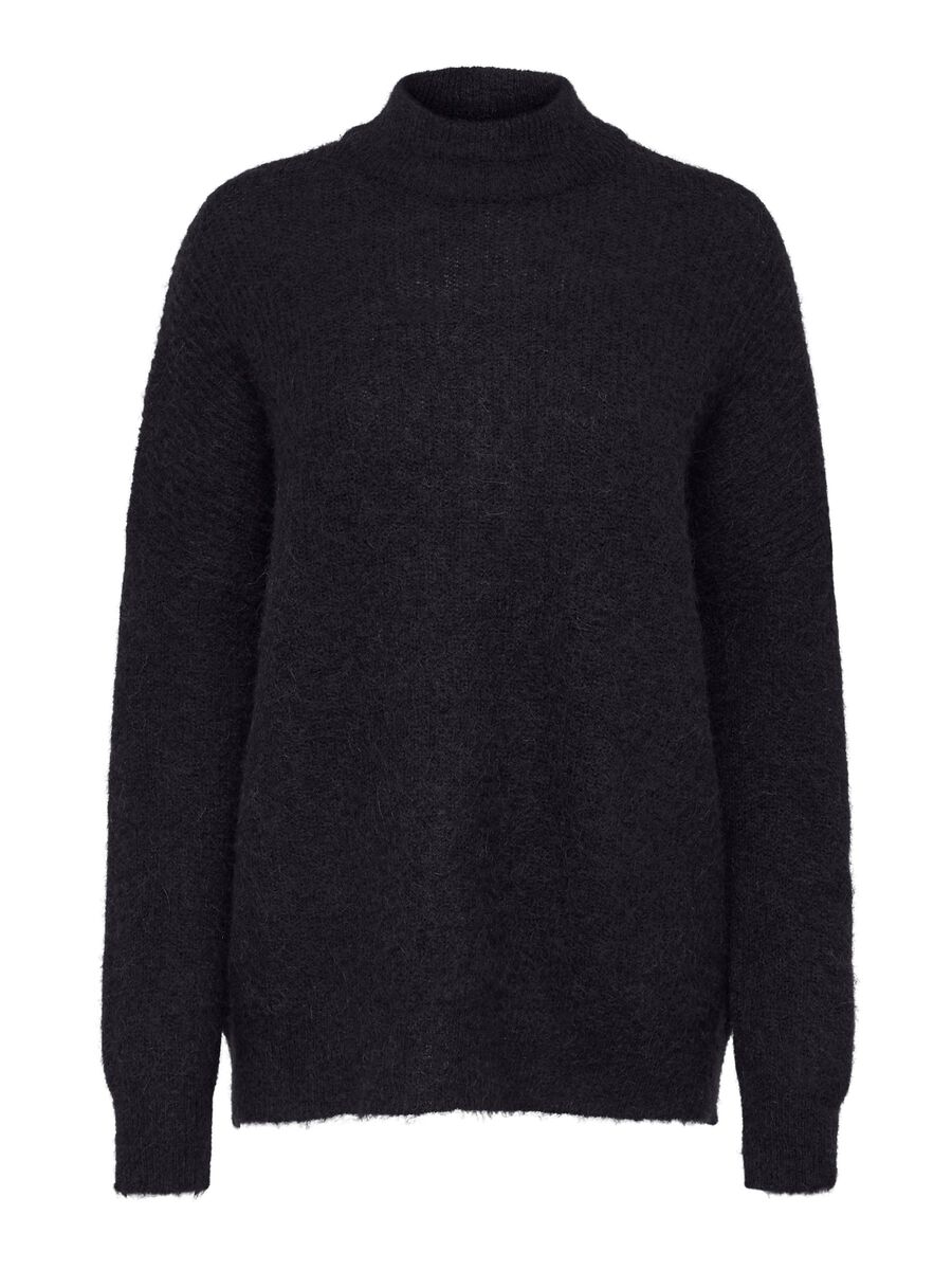 Selected Lulu Enica O Hals Sweater L Black günstig online kaufen