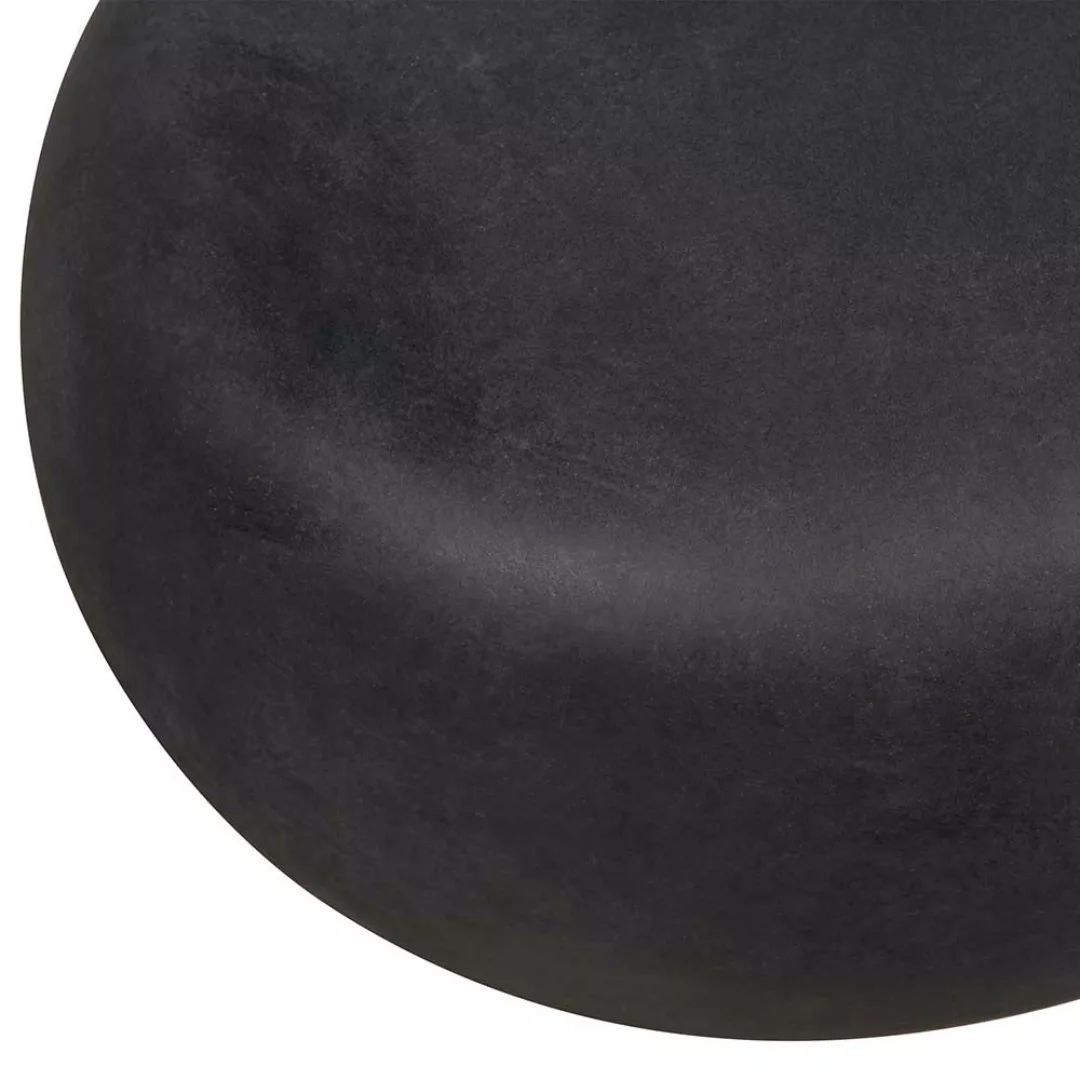 In- und Outdoor Couchtisch oval in Anthrazit Tonfaser günstig online kaufen