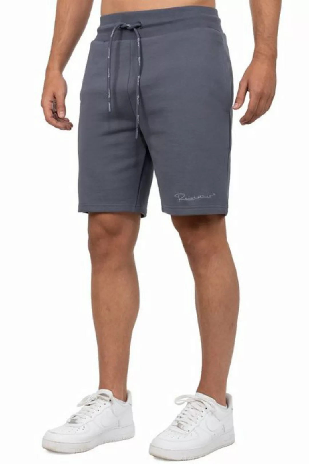 Reichstadt Shorts Basic Casual Kurze Hose 23RS036 Anthracite L mit Stitchin günstig online kaufen