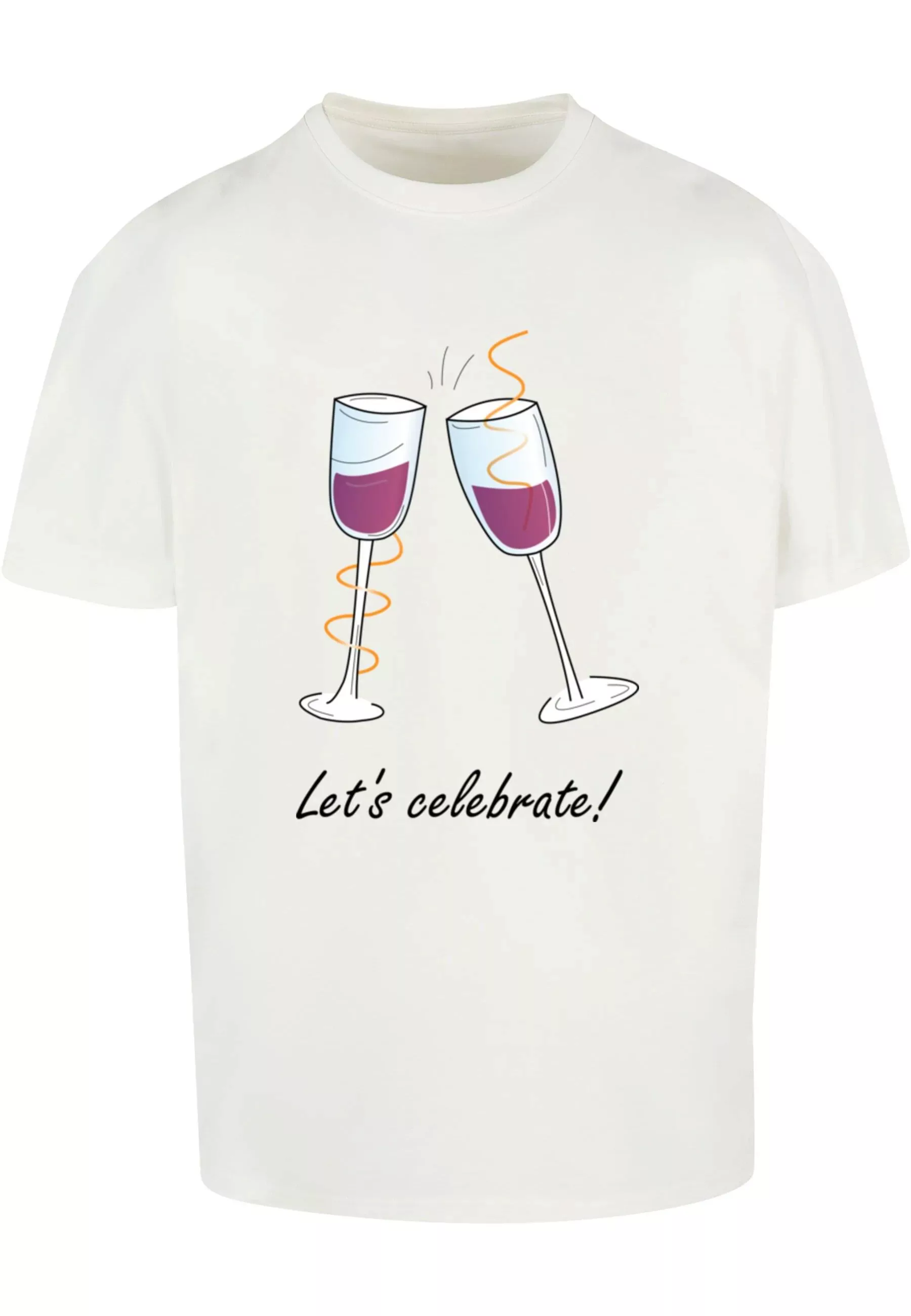 Merchcode T-Shirt "Merchcode Herren Lets celebrate Heavy Oversized Tee" günstig online kaufen