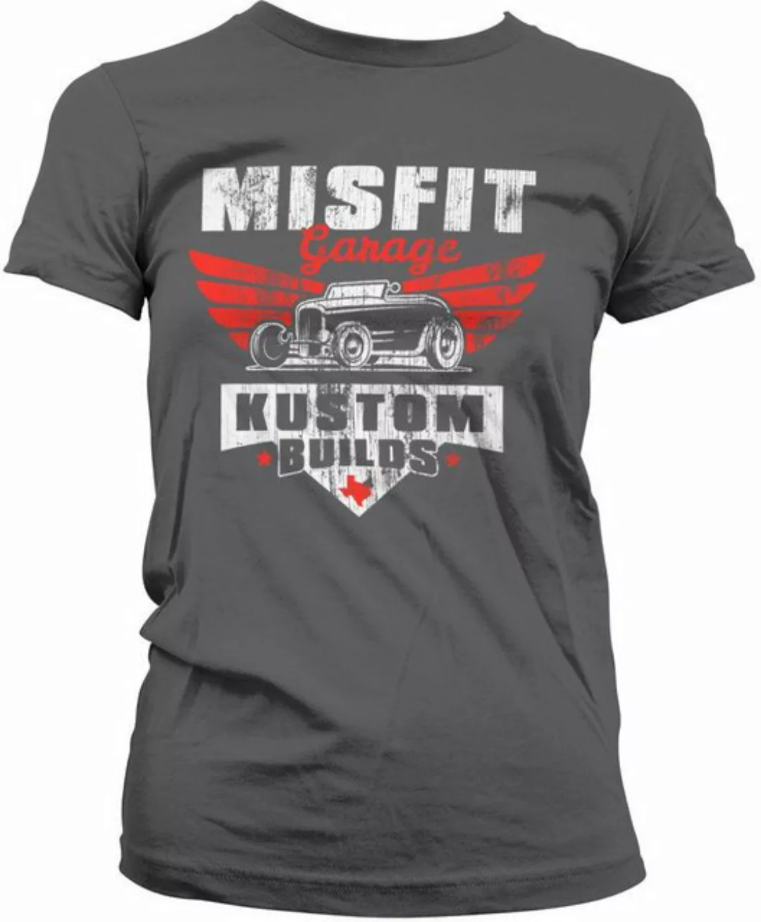 Misfit Garage T-Shirt Kustom Builds Girly Tee günstig online kaufen