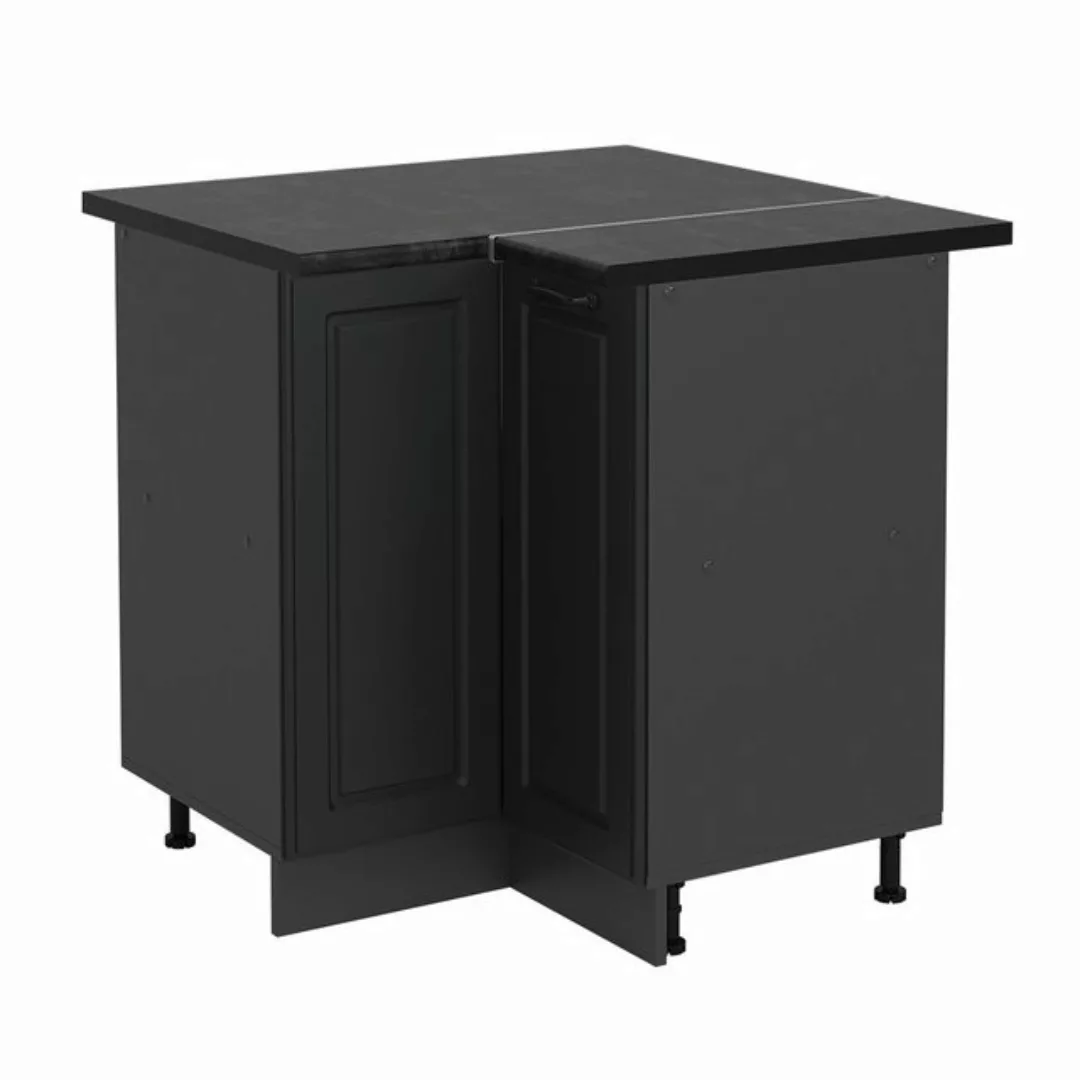 Vicco Eckunterschrank R-Line, Anthrazit Landhaus/Anthrazit, 75.6 cm, AP Ant günstig online kaufen