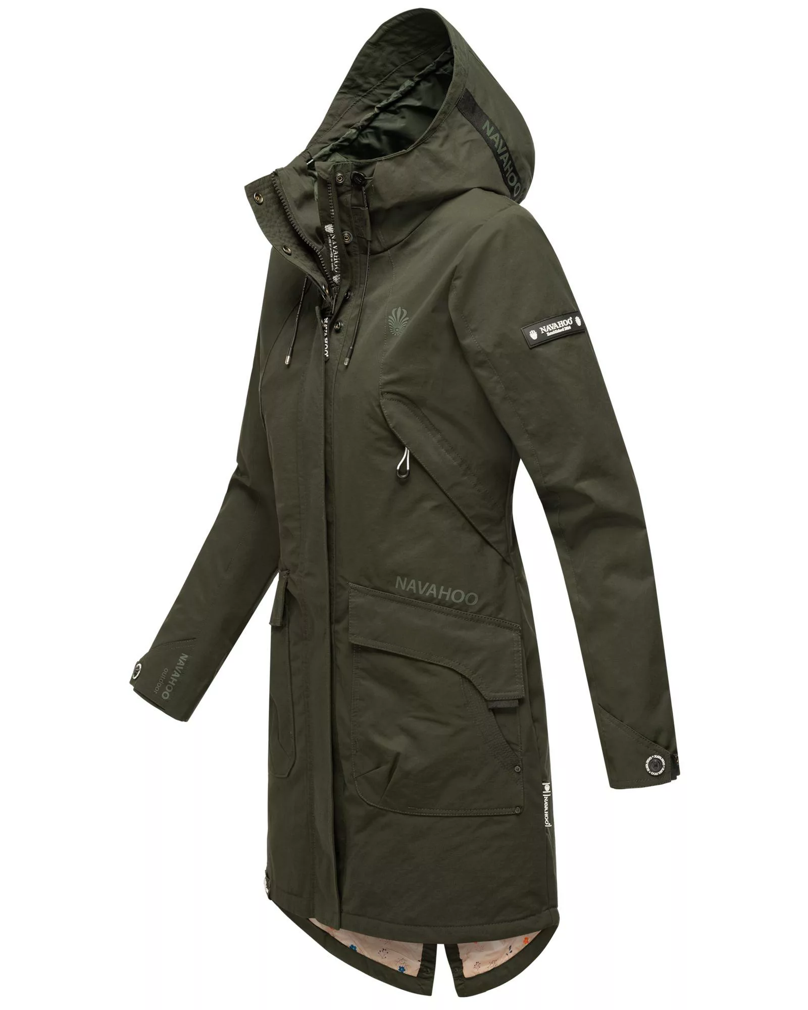 Navahoo Outdoorjacke Pfefferschote moderne Damen Übergangsjacke mit Kapuze günstig online kaufen