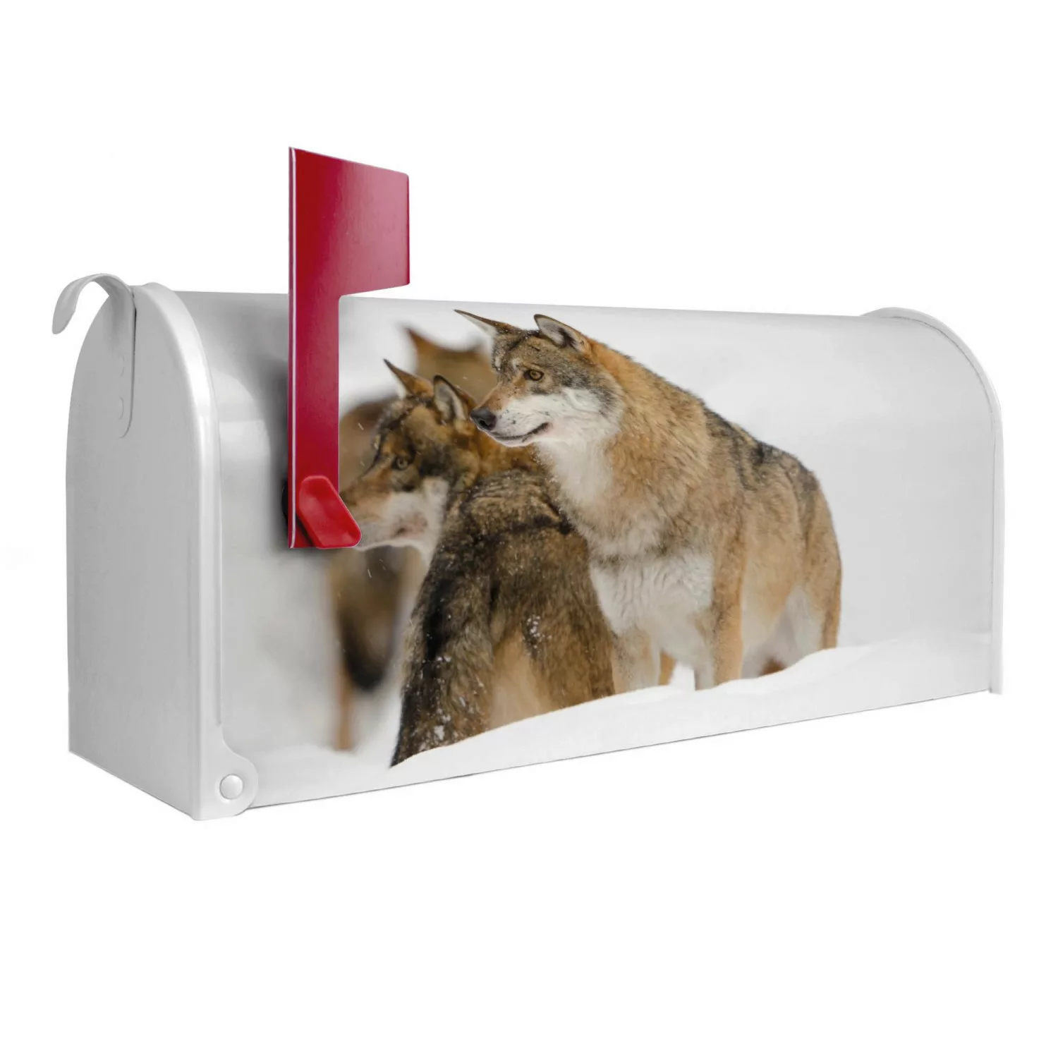 Banjado Amerikanischer Briefkasten Weiß 48x22x16cm US Mailbox Letterbox Pos günstig online kaufen