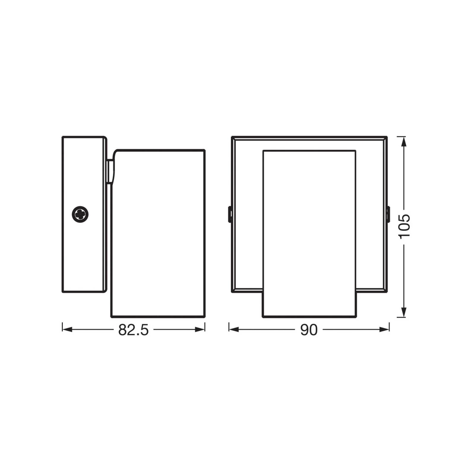 OSRAM Wandstrahler OCTAGON, weiß, 1-flg., GU10-LED 927 dim günstig online kaufen