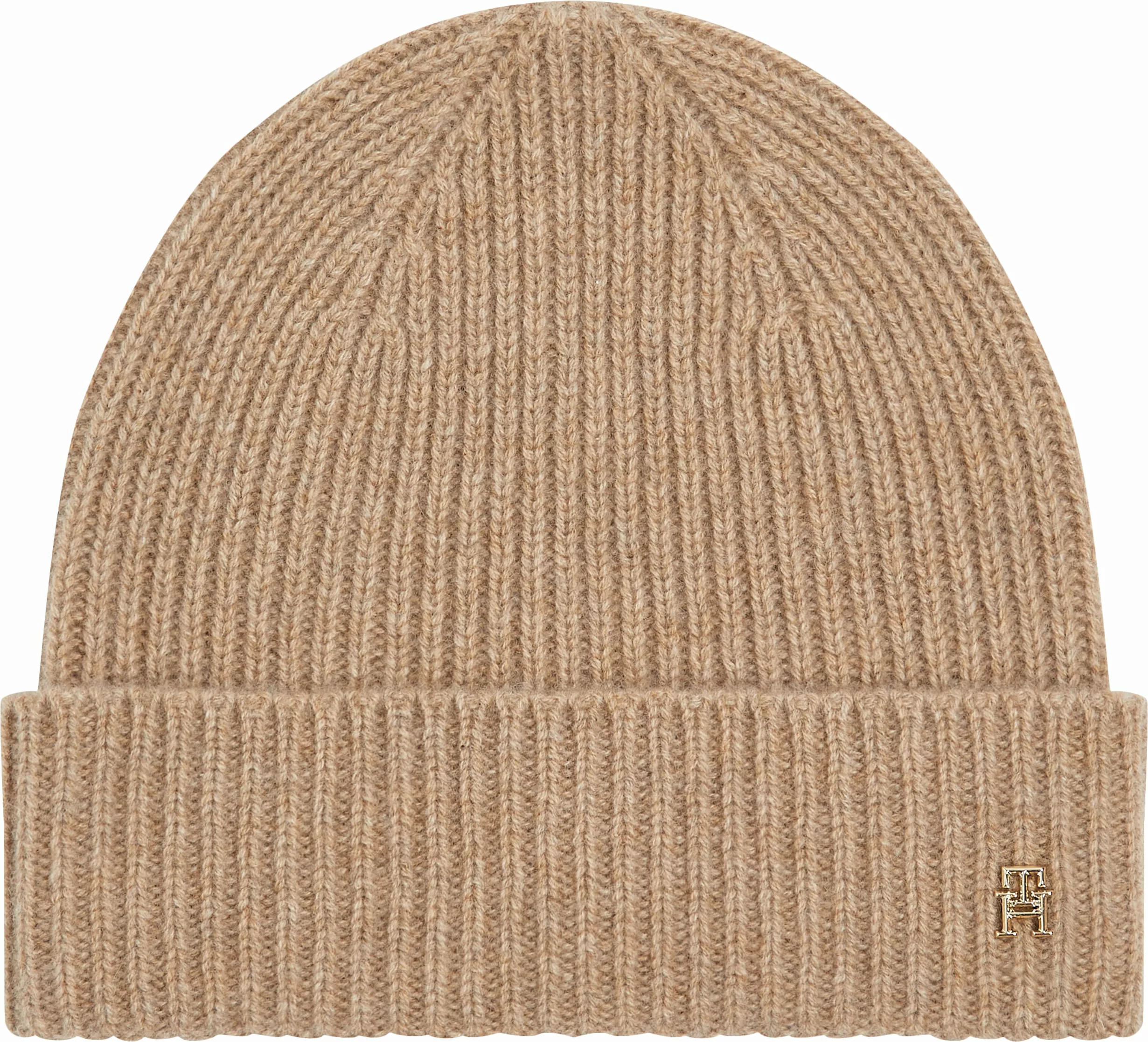 Tommy Hilfiger Strickmütze "CASHMERE CHIC BEANIE", mit Monogramm-Emblem günstig online kaufen