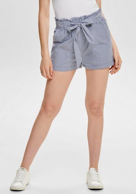 ONLY Bermudas Shorts Kurze Paperbag Shorts mit Gürtel Mid Waist ONLSMILLA B günstig online kaufen