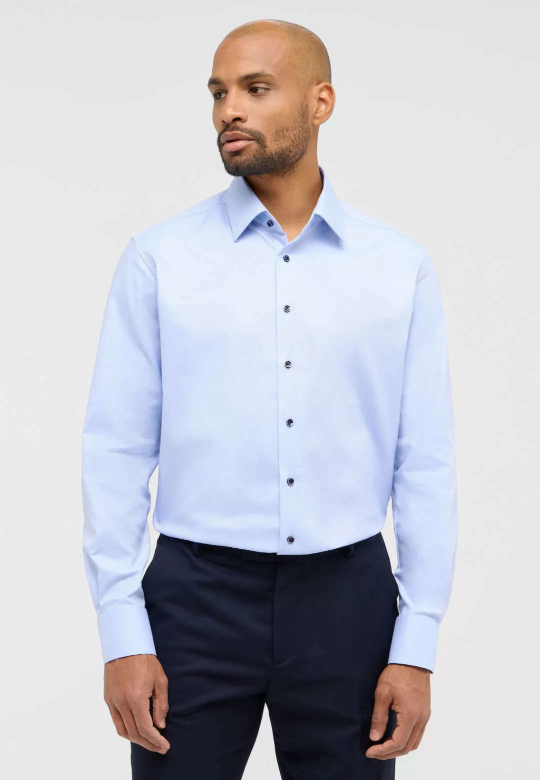 Eterna Langarmhemd "MODERN FIT", NON IRON (bügelfrei) günstig online kaufen