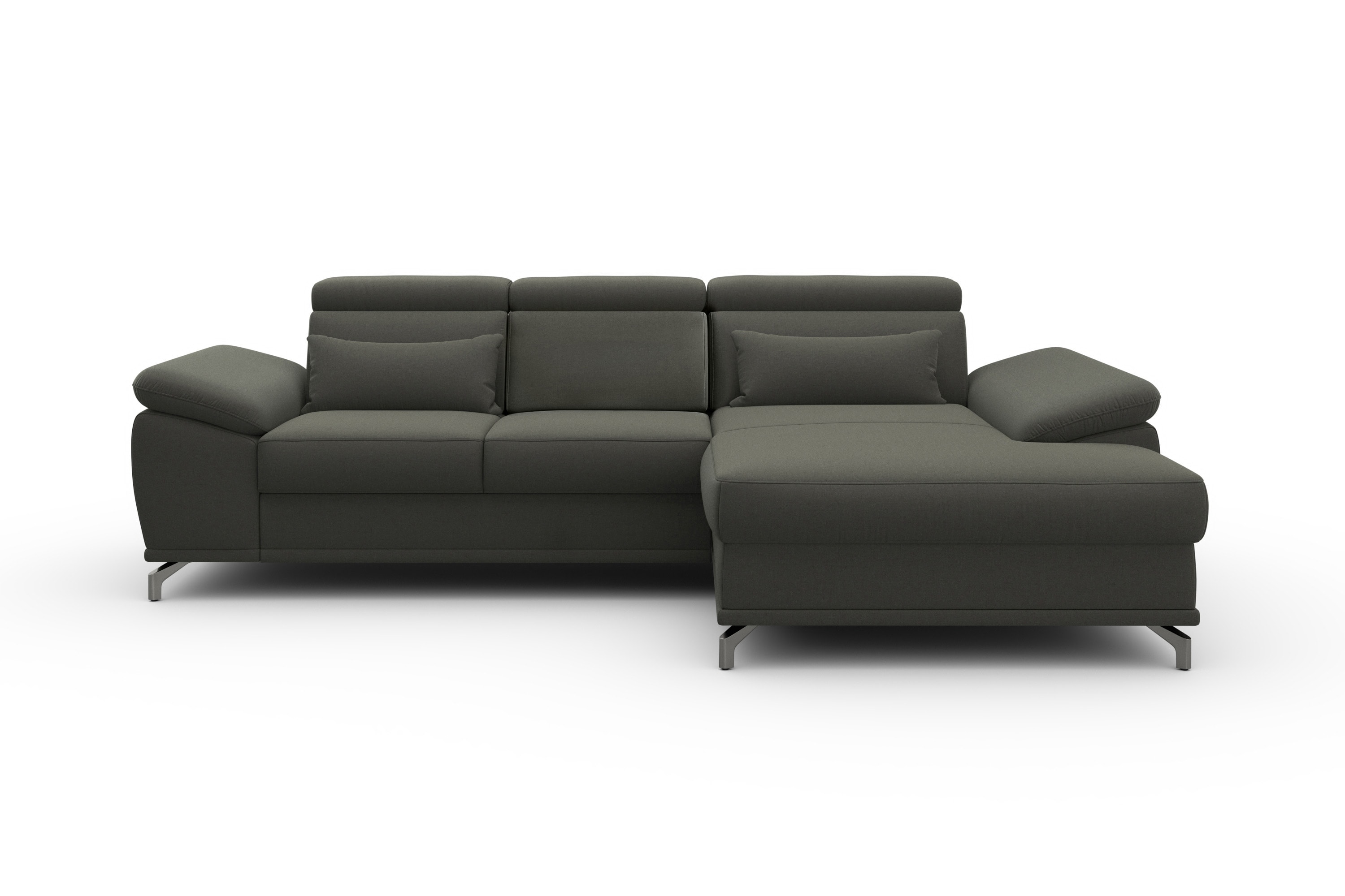 sit&more Ecksofa "Cabrio L-Form, mit Sitztiefenverstellung, Arm- und Kopfte günstig online kaufen