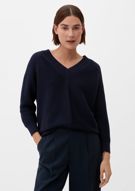 s.Oliver Strickpullover Strickpullover aus Viskosemix günstig online kaufen