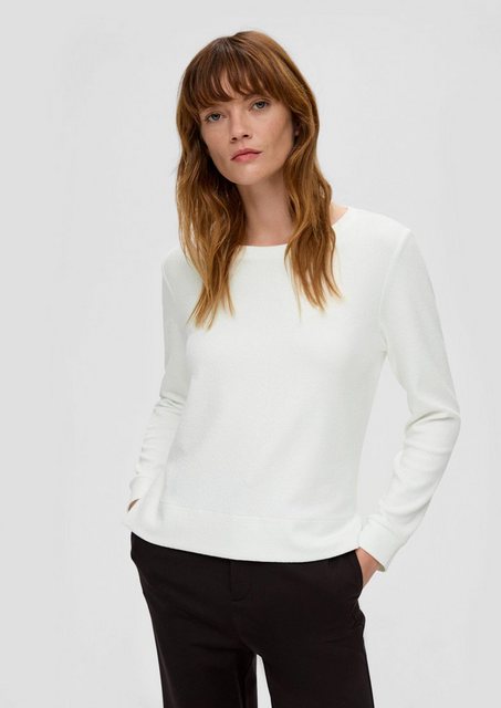 s.Oliver Sweatshirt Doubleface-Sweatshirt mit Viskose günstig online kaufen