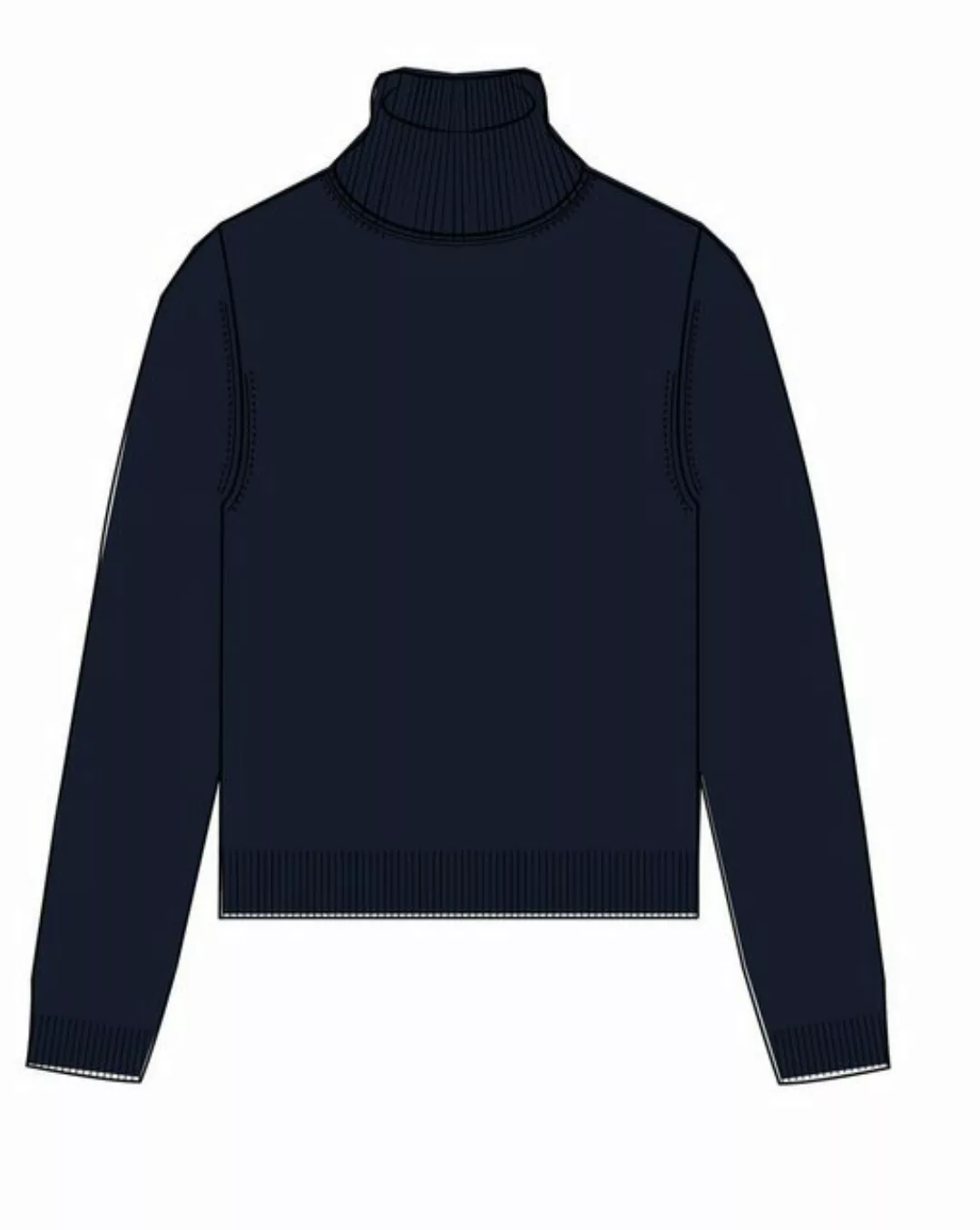 Clarina Strickpullover NOS Rollkragen-Pullover,1/1Arm, 616 MARINE günstig online kaufen