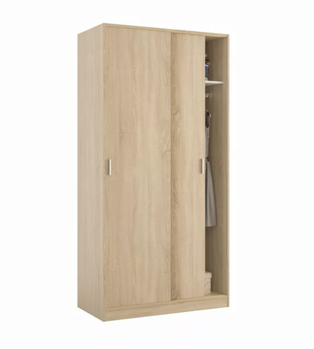 freiraum Schwebetürenschrank MAX in Kanada-Eiche - 100x200x50 (BxHxT) günstig online kaufen