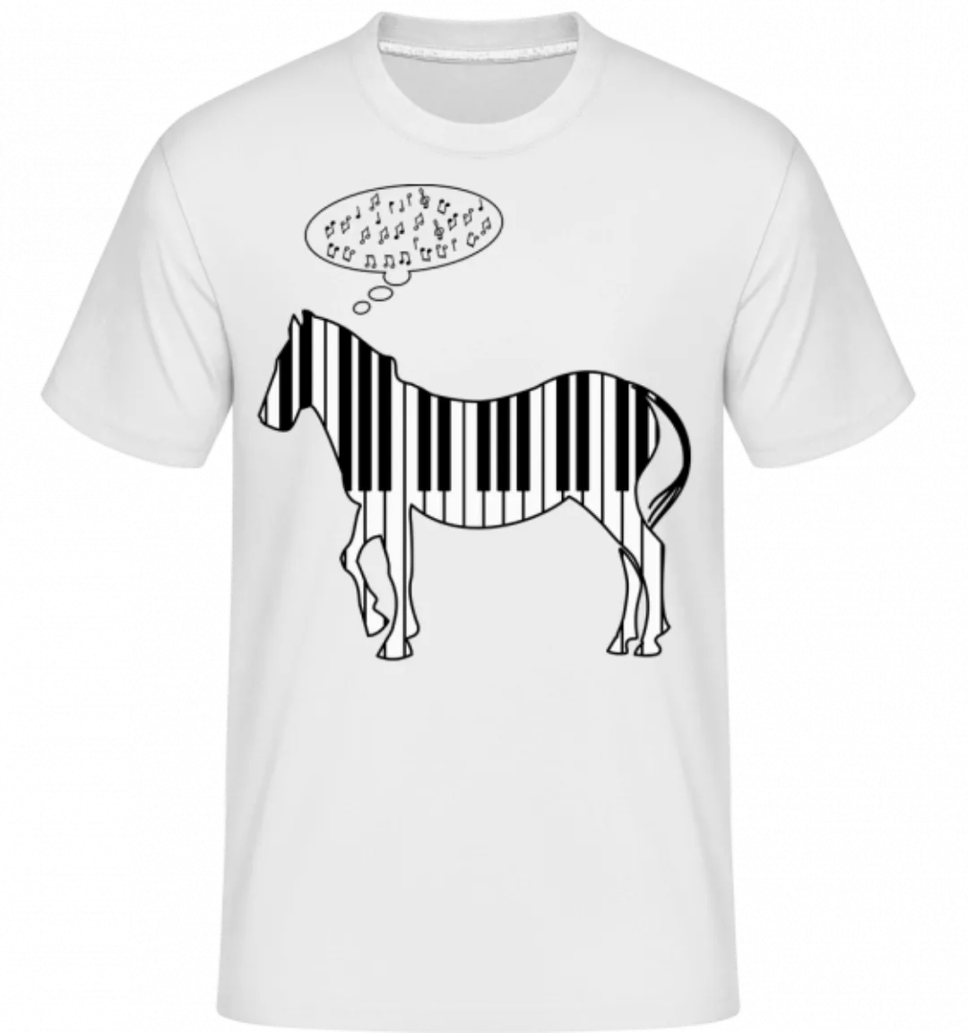 Klavier Zebra · Shirtinator Männer T-Shirt günstig online kaufen