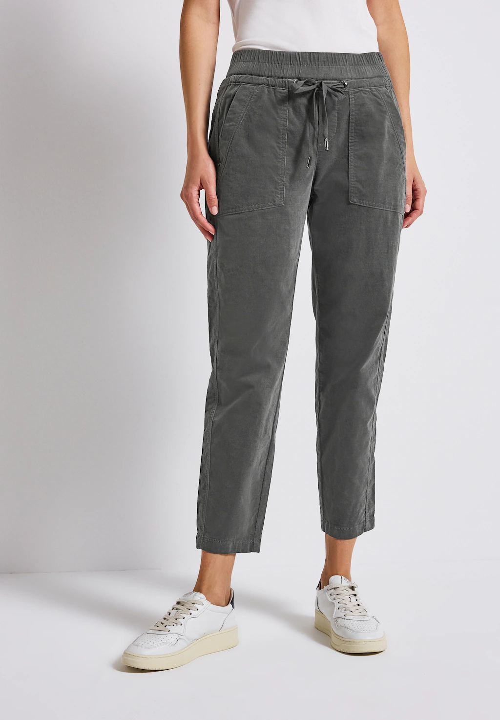 STREET ONE Cordhose, Middle Waist günstig online kaufen