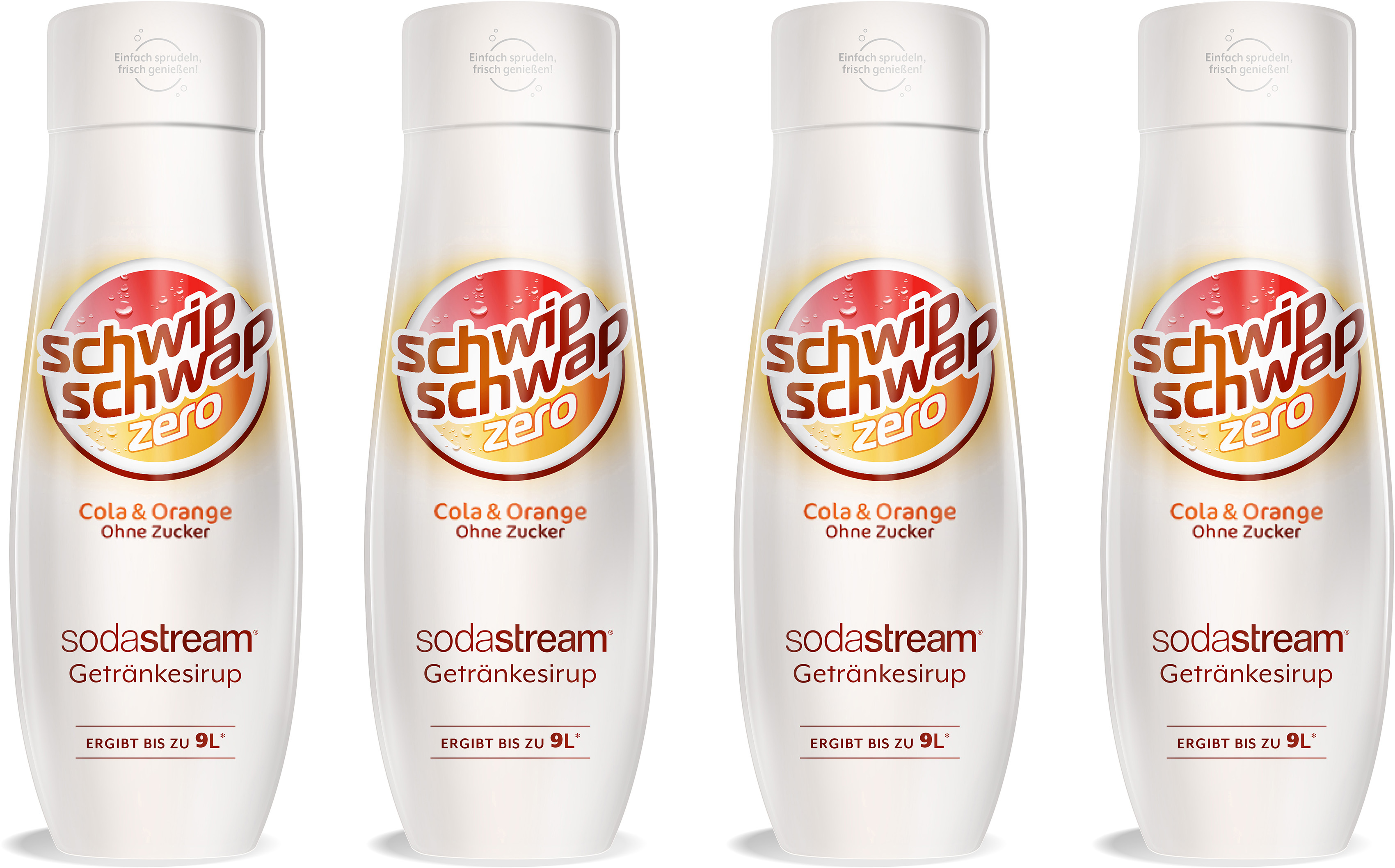 SodaStream Getränke-Sirup, SchwipSchwap (Cola & Orange), ohne Zucker, (4 Fl günstig online kaufen