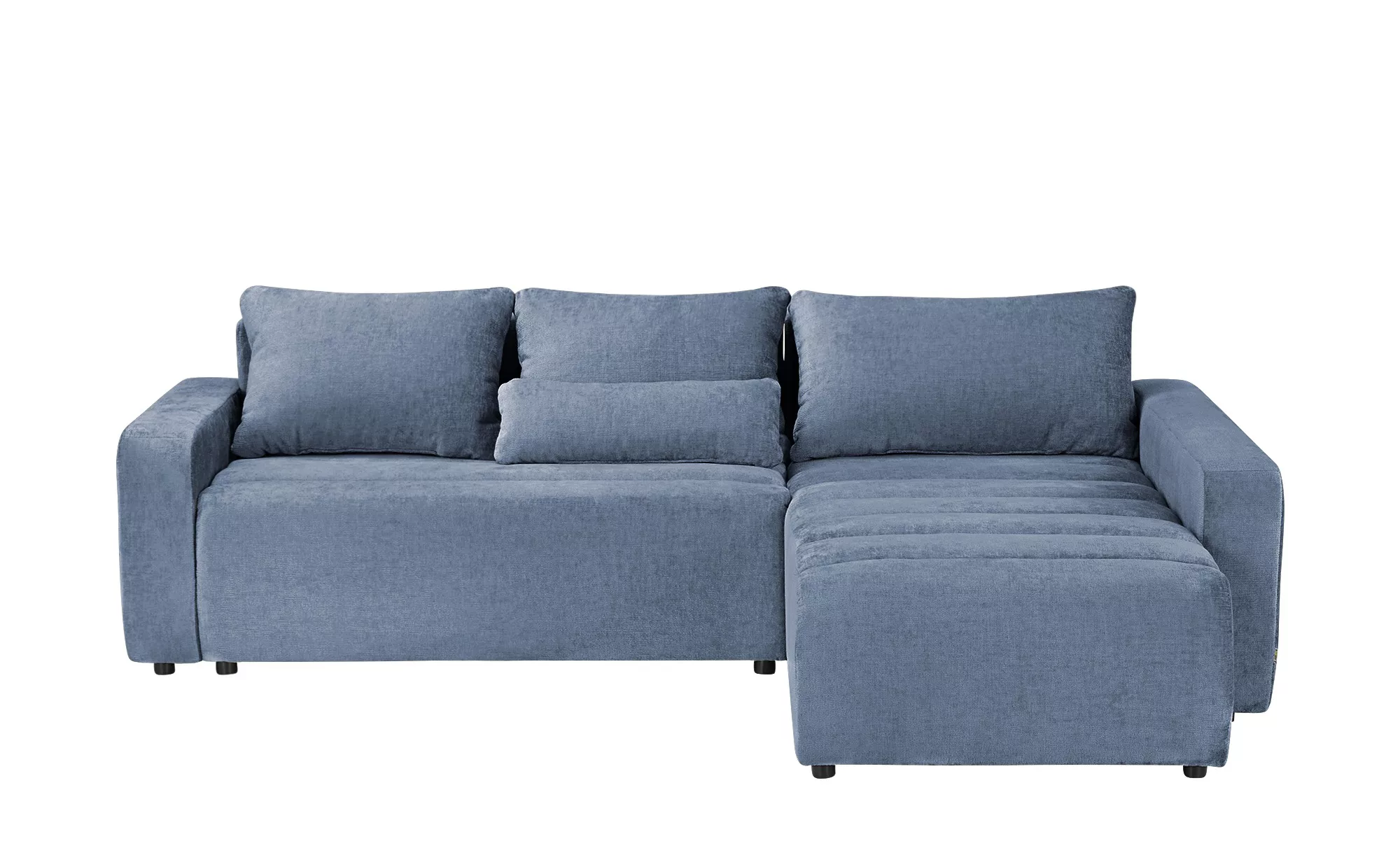 smart Ecksofa  Fania ¦ blau ¦ Maße (cm): B: 257 H: 72 T: 208 Polstermöbel > günstig online kaufen