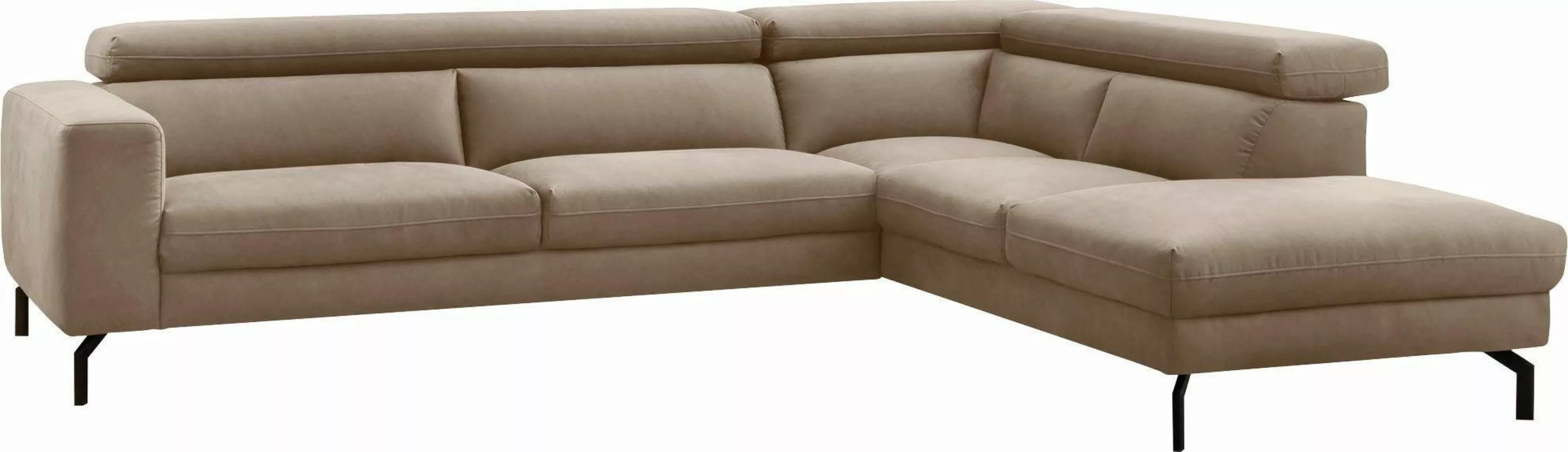Places of Style Ecksofa "Olanta, modern und bequem, Breite 305cm, Fuß 16cm günstig online kaufen