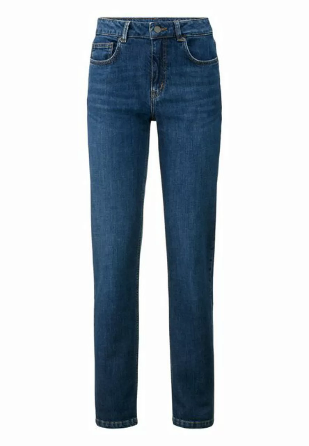 Hessnatur 5-Pocket-Jeans MARIE Mid Rise Straight aus Bio-Denim (1-tlg) günstig online kaufen