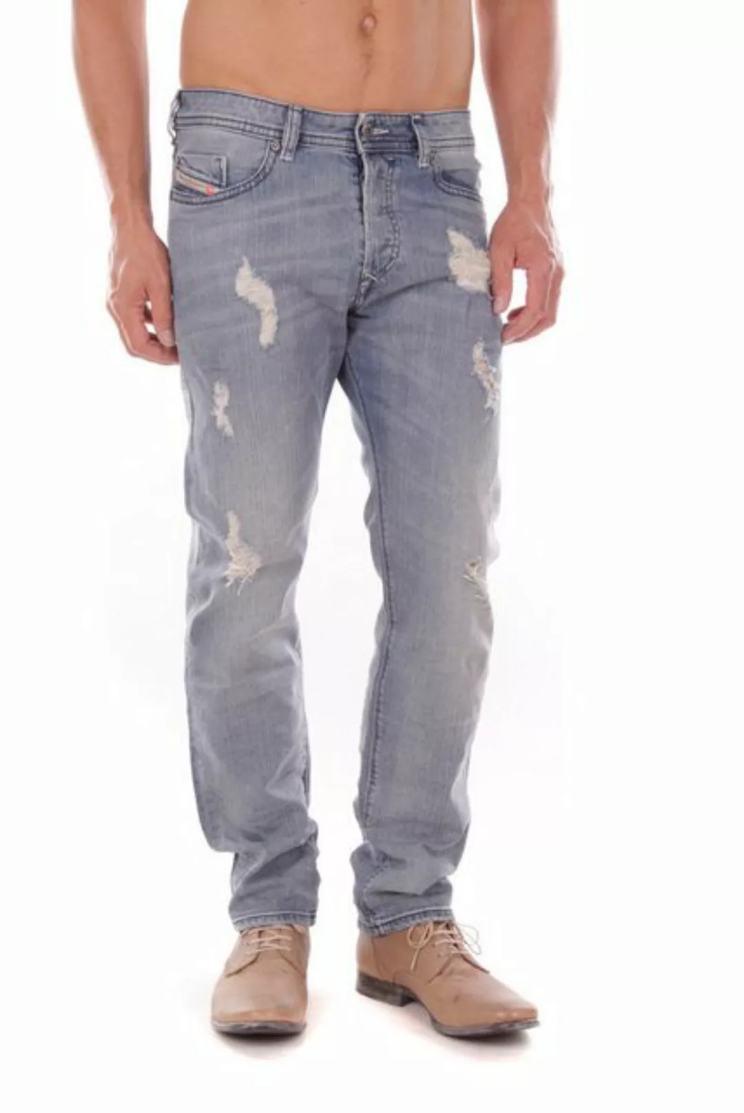 Diesel Tapered-fit-Jeans Diesel Buster R25H8 Stretch Herren Jeans Hose Slim günstig online kaufen