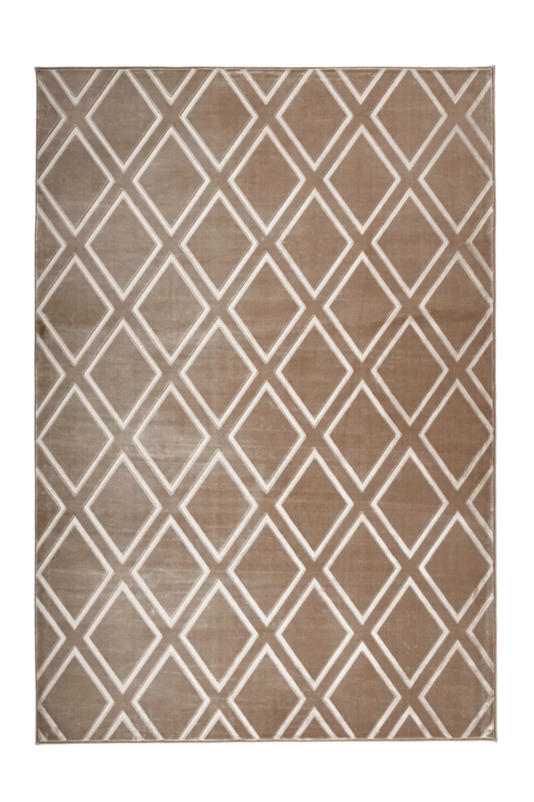 360Living Teppich Monroe taupe B/L: ca. 80x300 cm günstig online kaufen