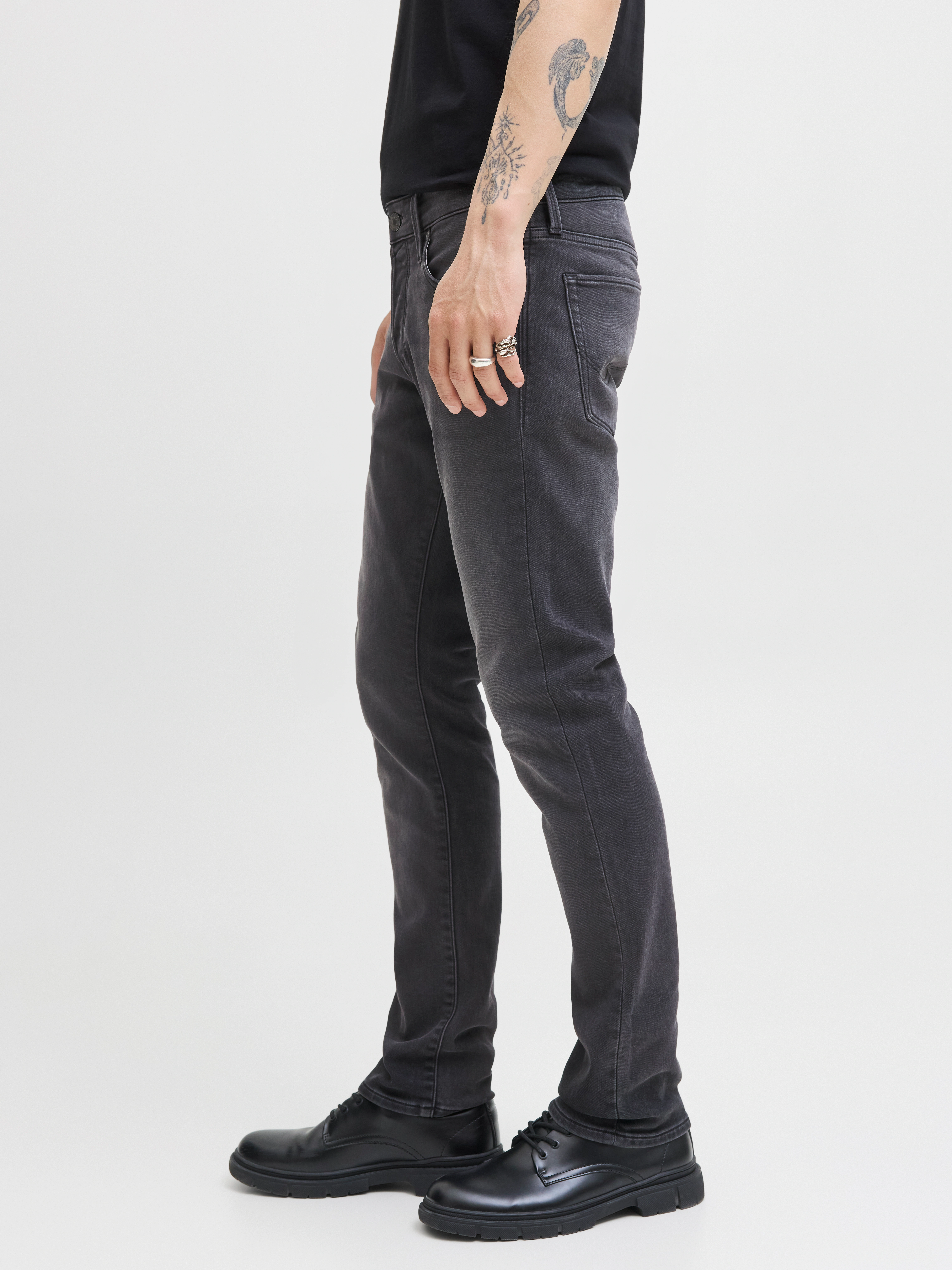Jack & Jones Tapered-fit-Jeans "JJIMIKE mit Stretch, Used-Look und bequemer günstig online kaufen