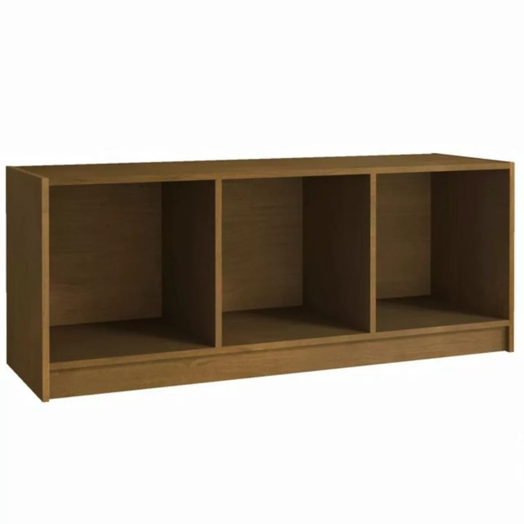 furnicato TV-Schrank Honigbraun 104x33x41 cm Massivholz Kiefer günstig online kaufen