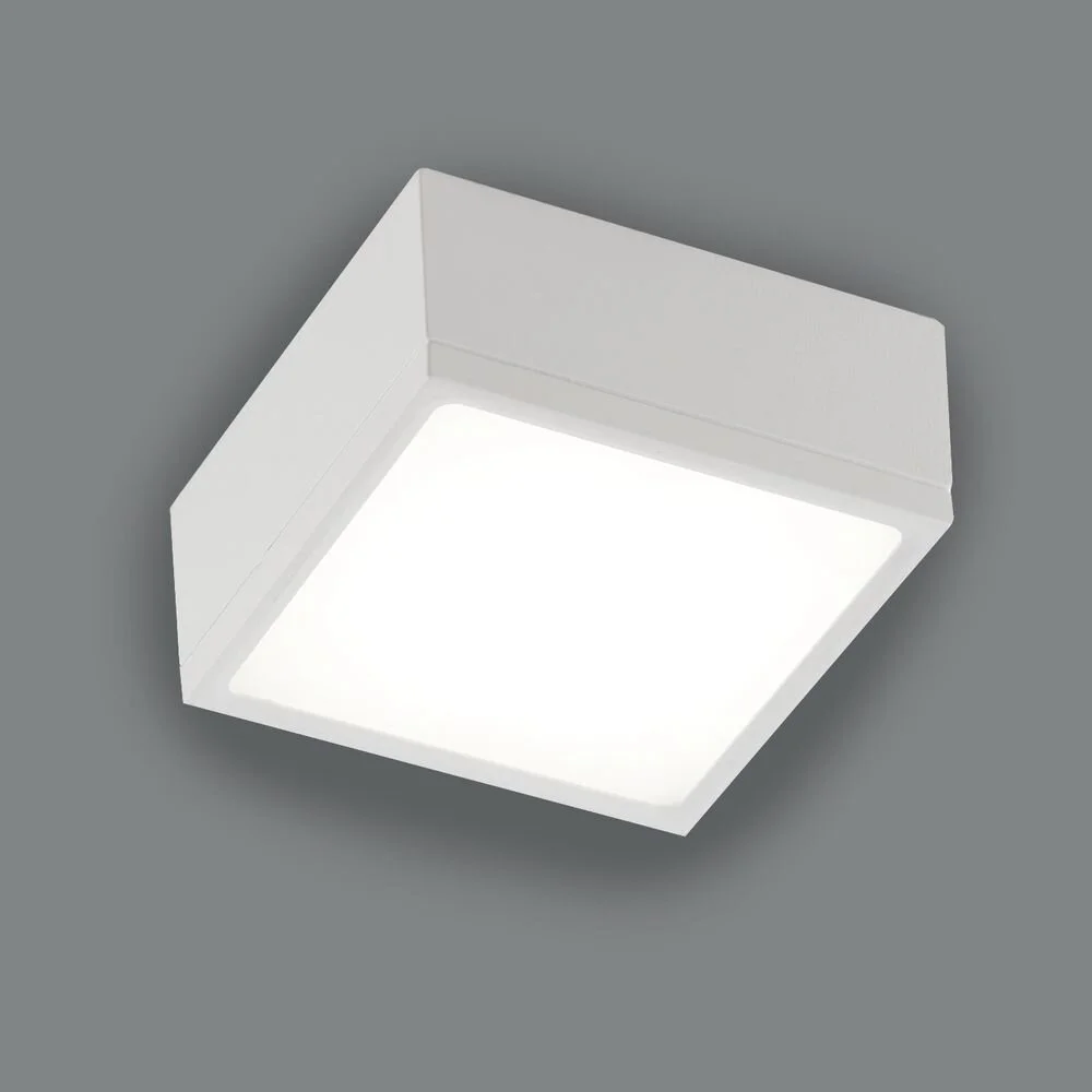 LED Deckenleuchte Klio in Weiß 16W 1300lm IP20 112x112mm günstig online kaufen