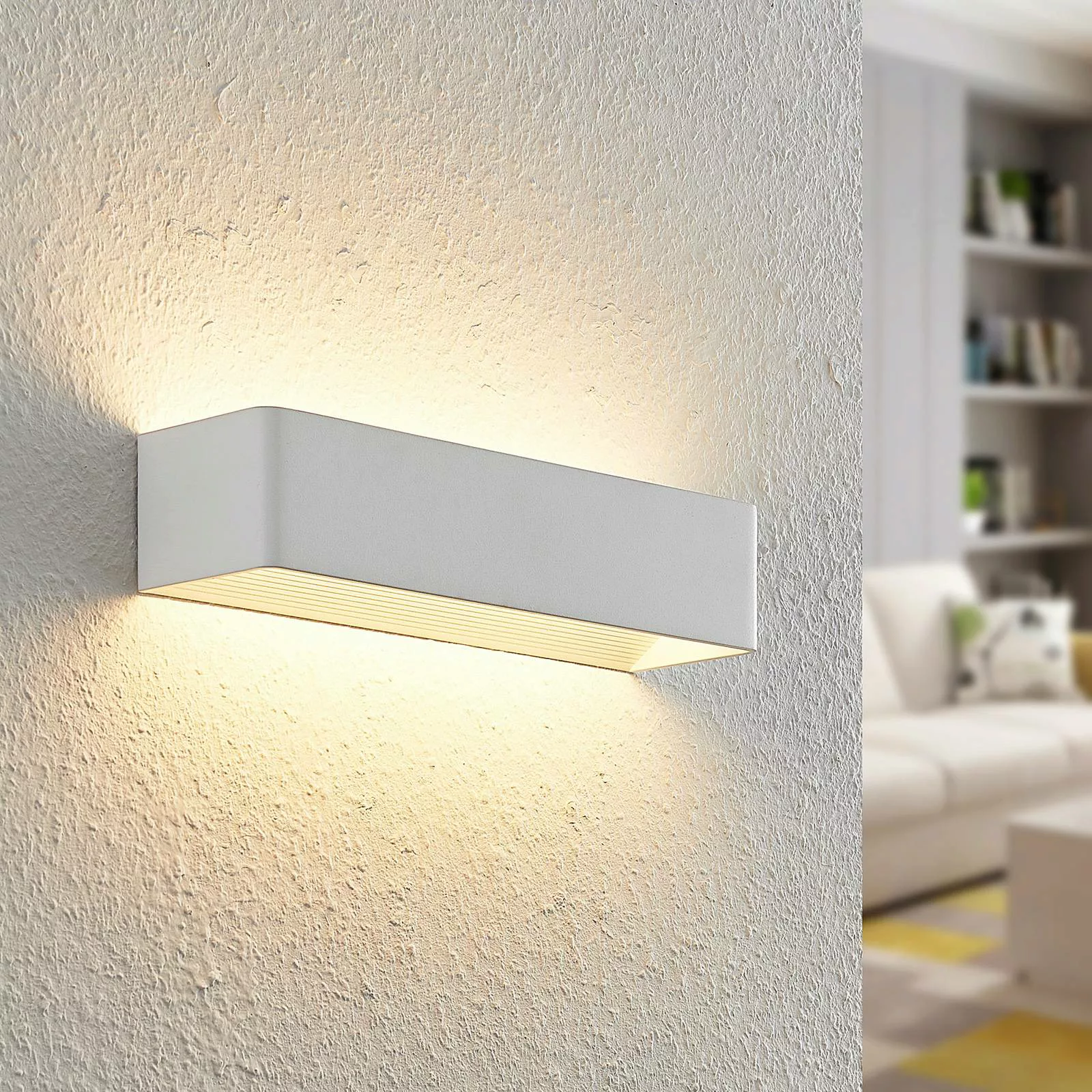 Arcchio Karam LED-Wandleuchte, 36,5 cm, weiß günstig online kaufen